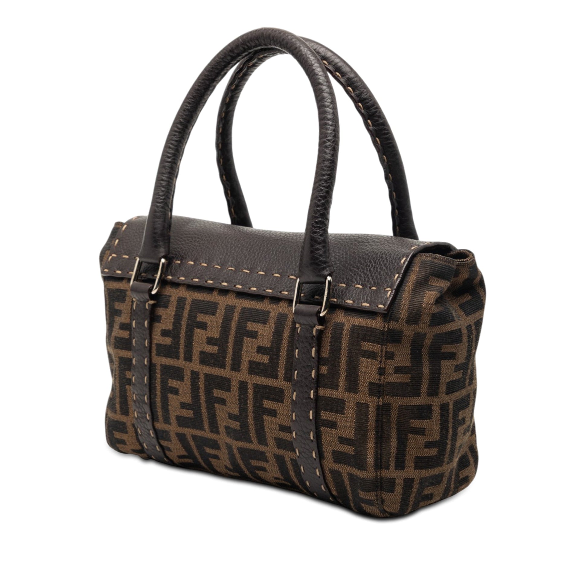 Fendi Mini Zucca Canvas Selleria Linda