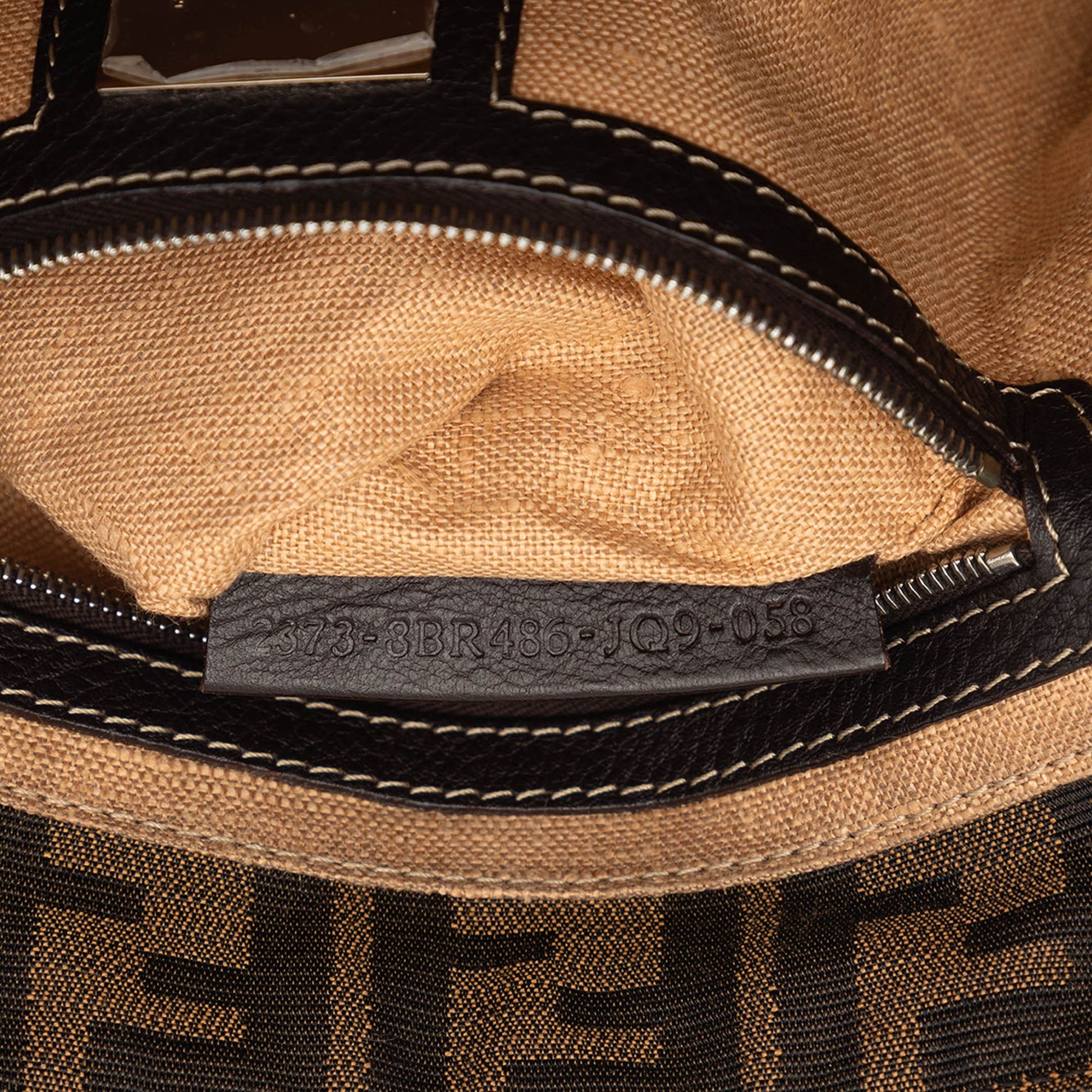Fendi Mini Zucca Canvas Selleria Linda