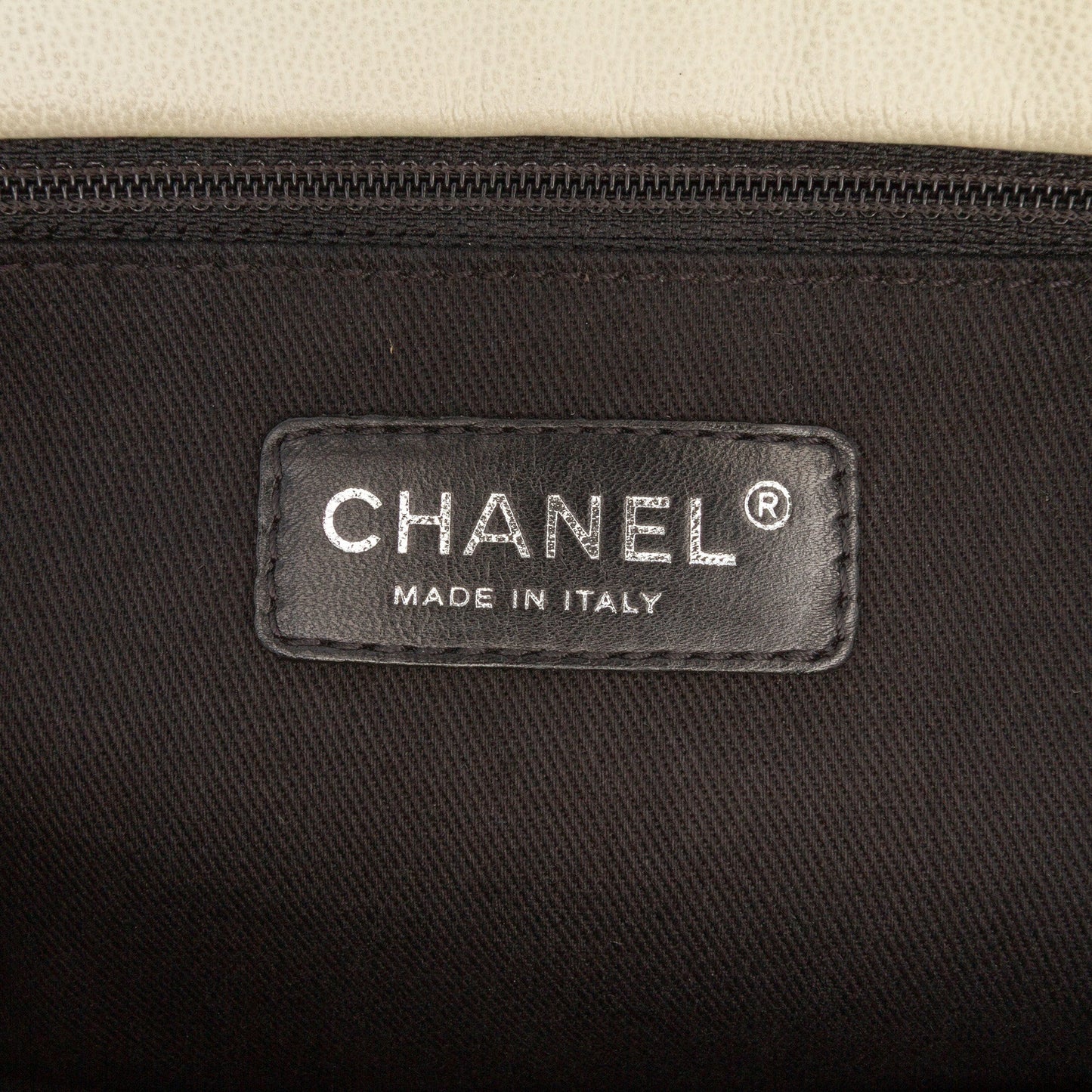 Chanel Quilted Calfskin Expandable Zip Yacht Flap