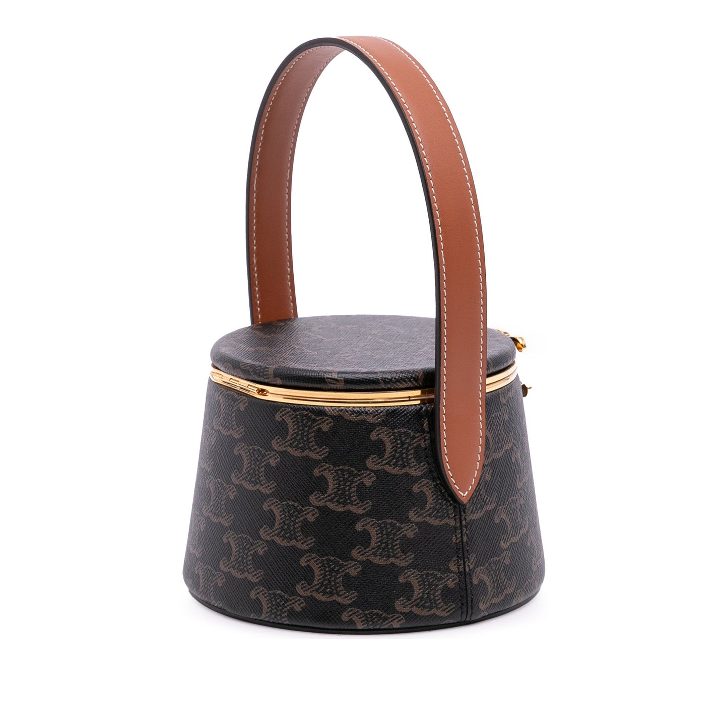 Celine Triomphe Coated Canvas Triomphe Nina Minaudiere Bag