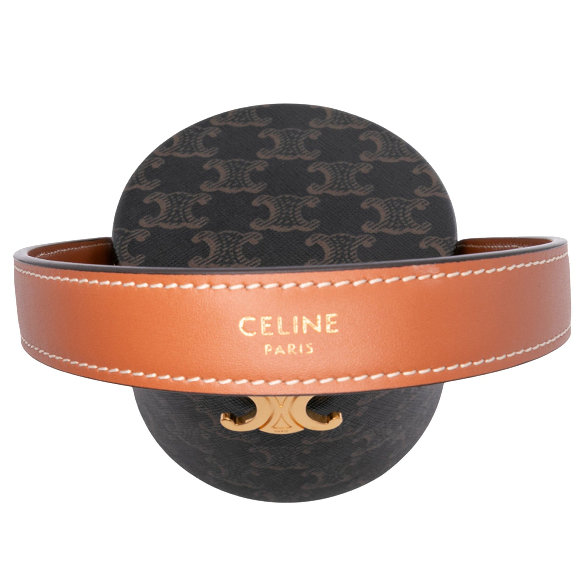 Celine Triomphe Coated Canvas Triomphe Nina Minaudiere Bag