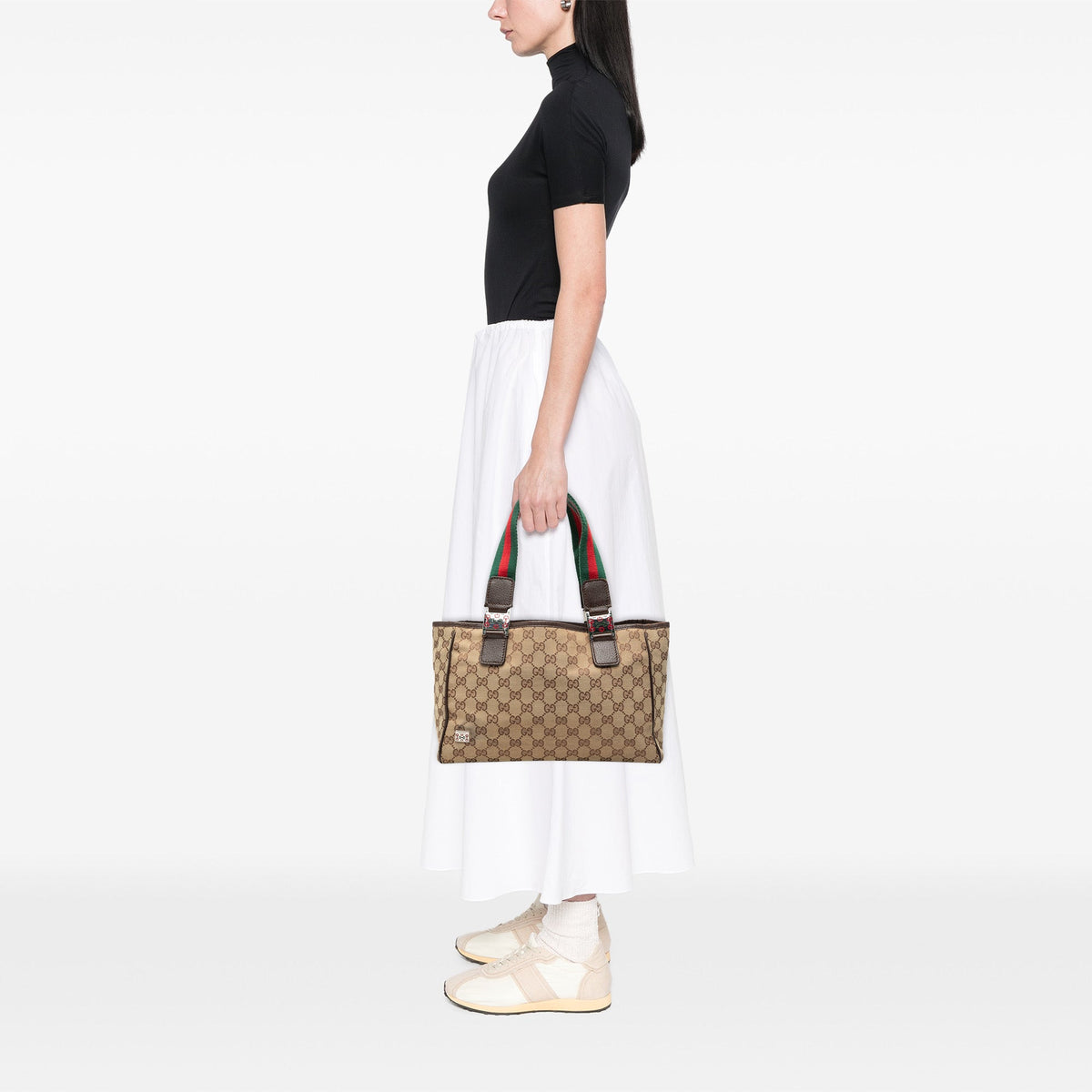 Gucci GG Canvas Web Pop Tote