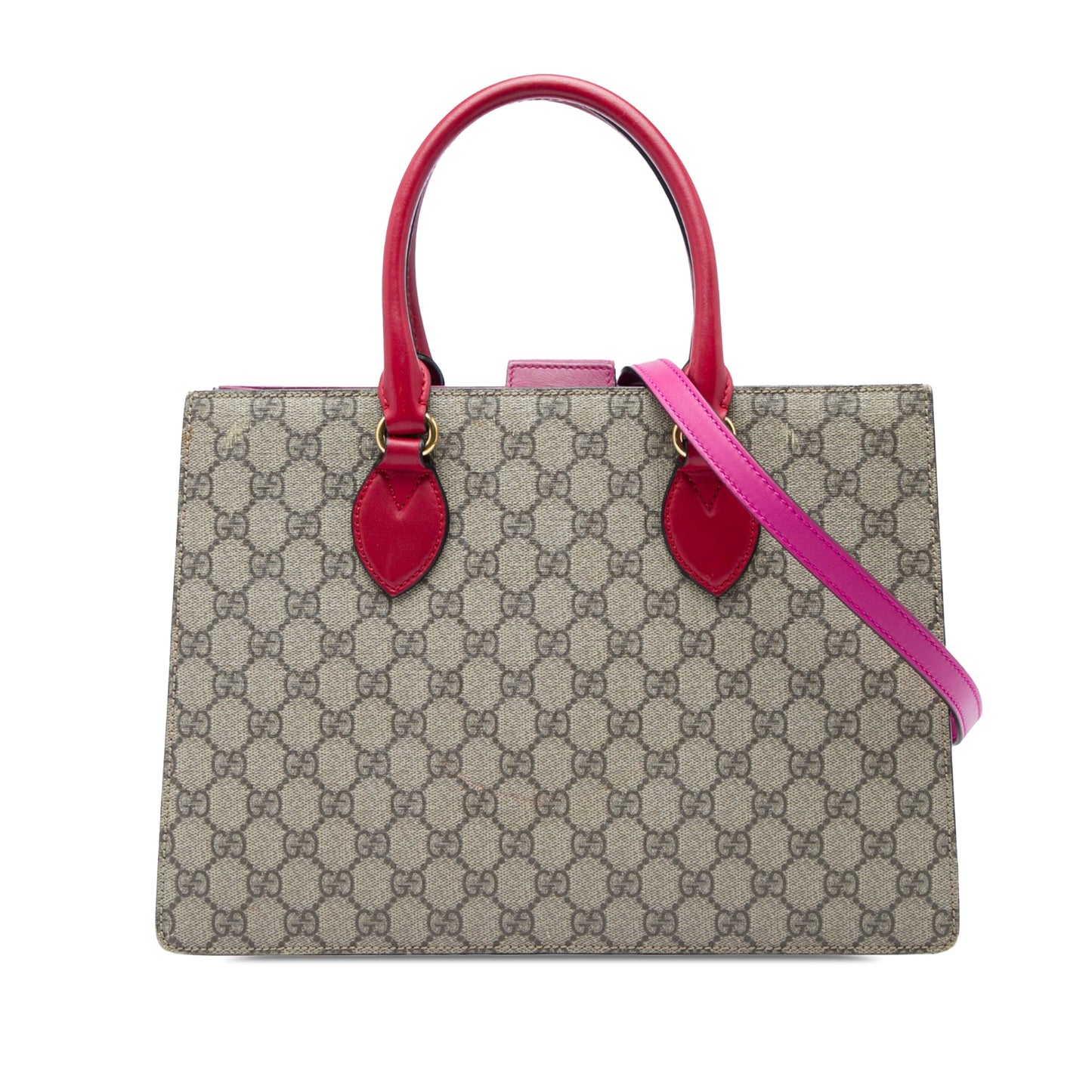 Gucci GG Supreme Convertible Top Handle Bag