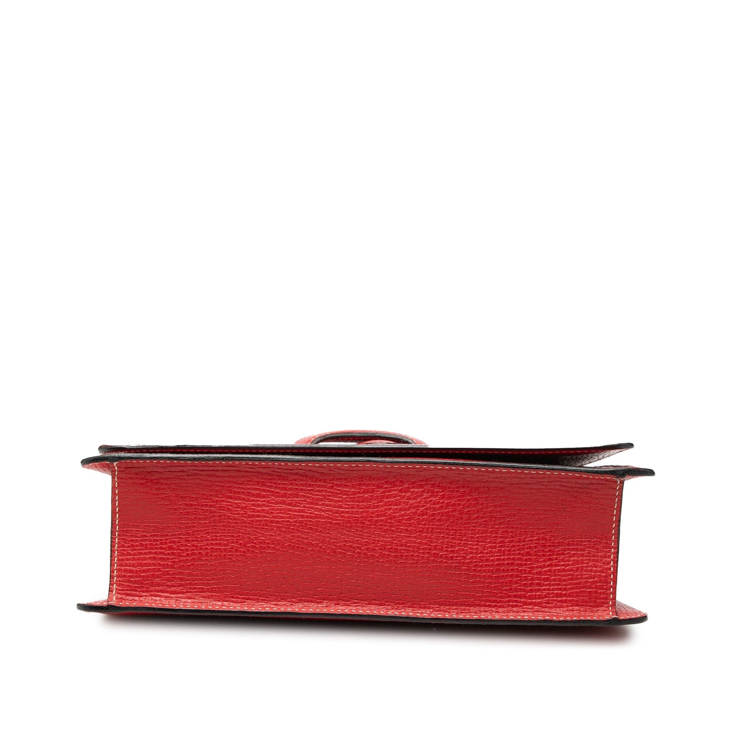 Textured Leather Barcelona Top Handle Bag