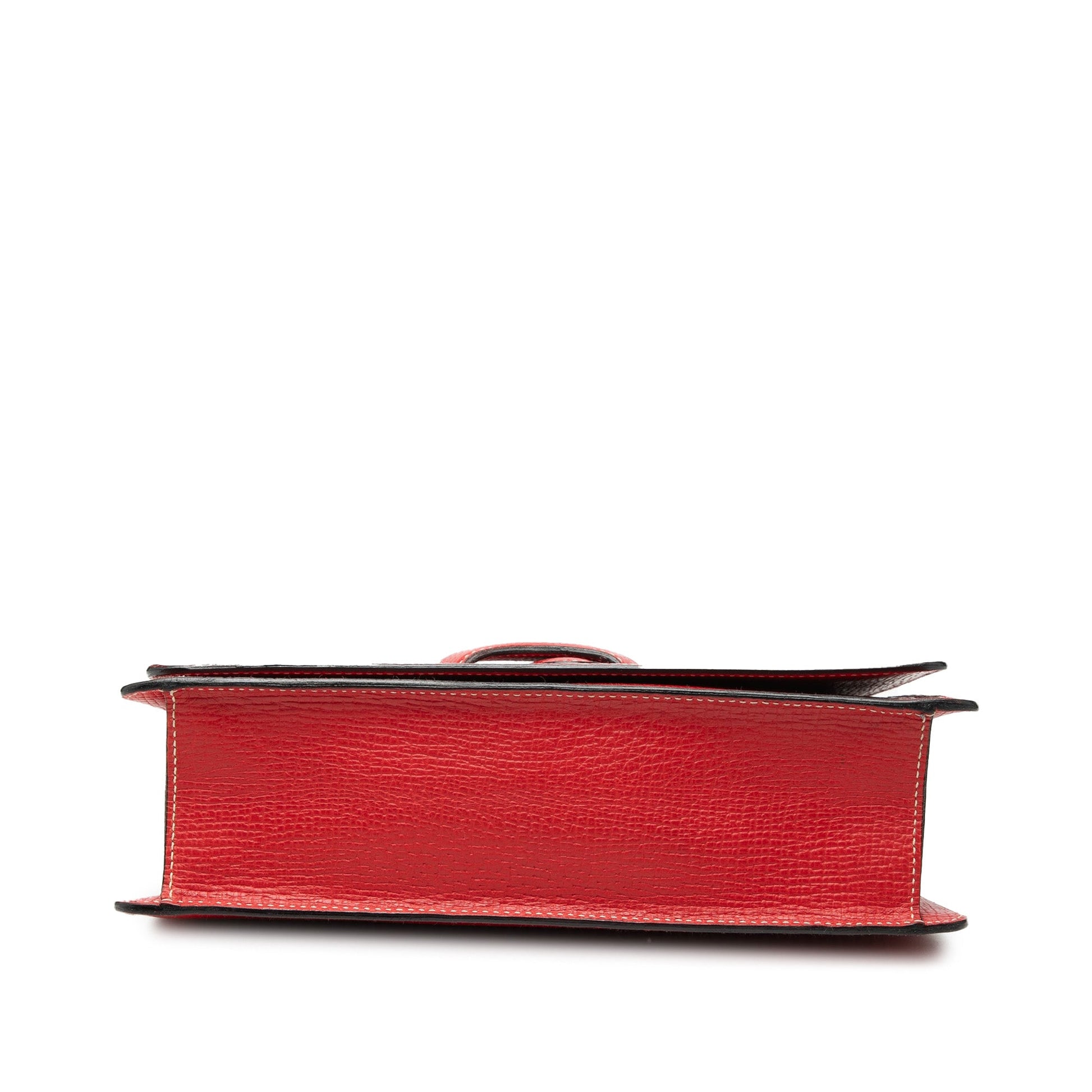 Textured Leather Barcelona Top Handle Bag