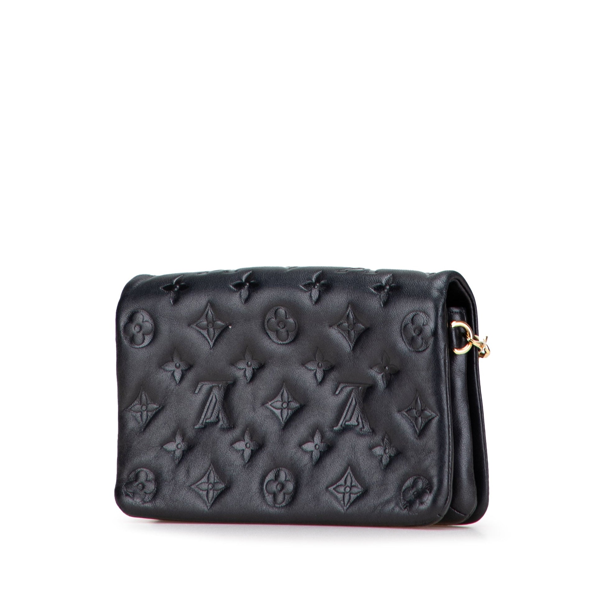 Louis Vuitton Monogram Embossed Pochette Coussin