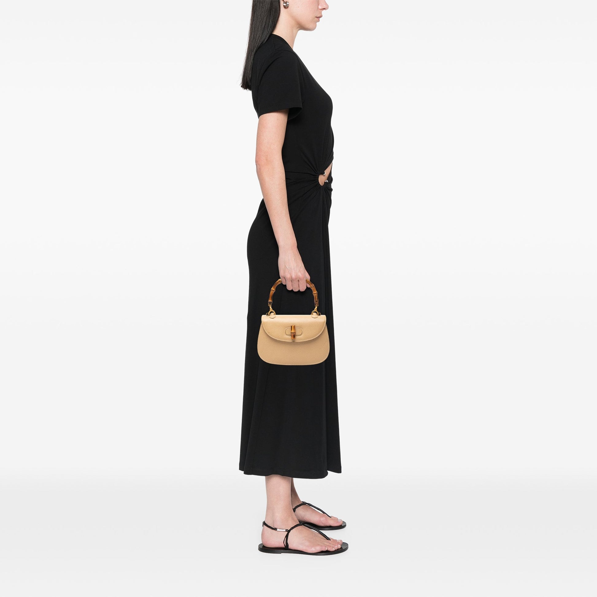 Gucci Small Grained Calfskin Bamboo Night