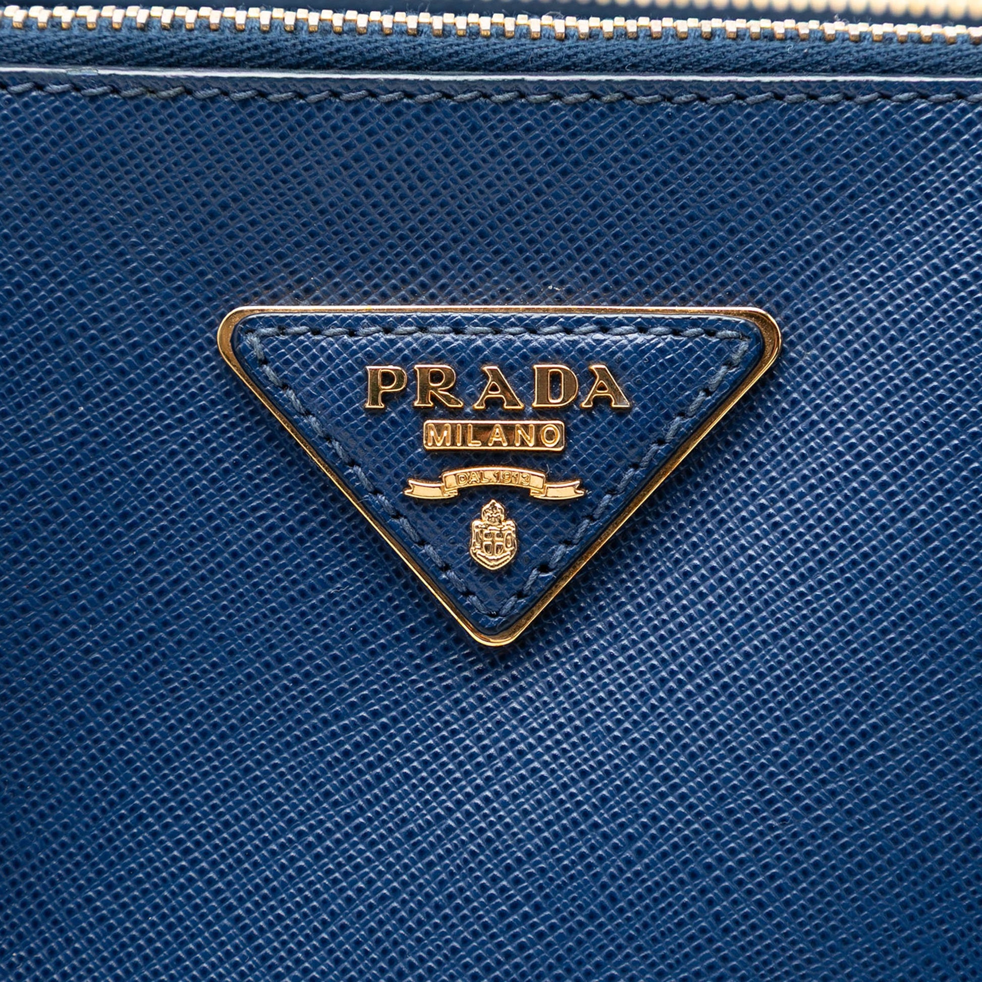 Prada Large Saffiano Lux Galleria Double Zip Tote