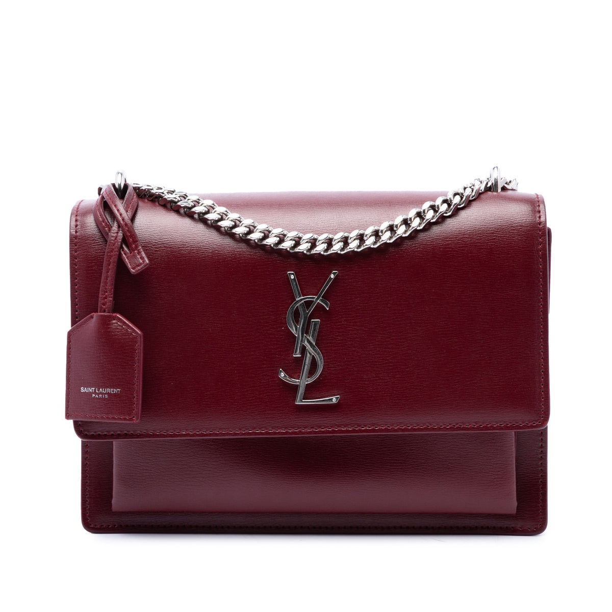 Saint Laurent Medium Calfskin Monogram Sunset Crossbody
