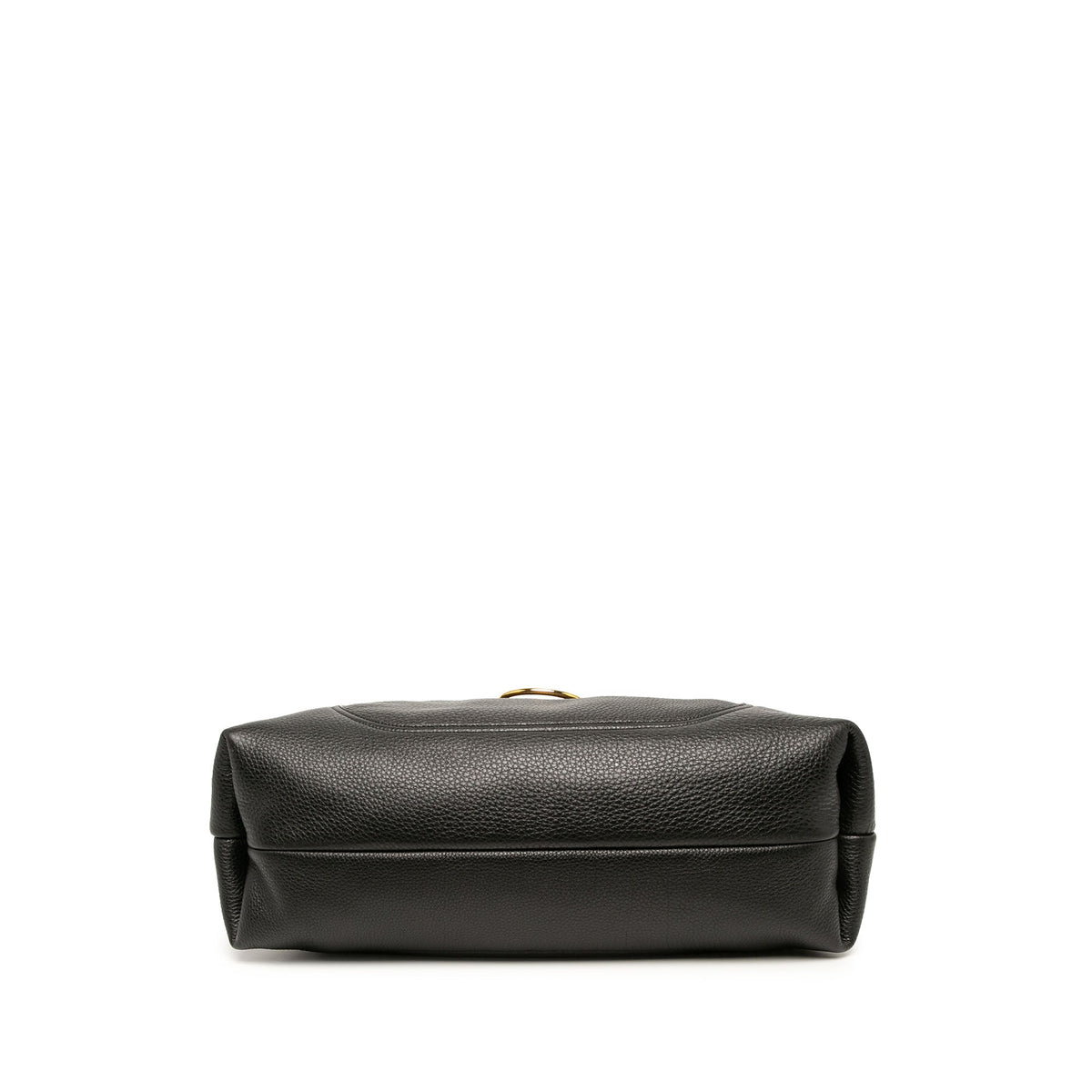 Gucci Maxi Grained Calfskin Softbit Hobo — Black