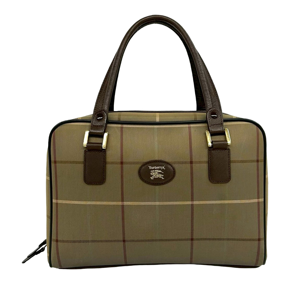 Burberry Vintage Check Canvas Handbag
