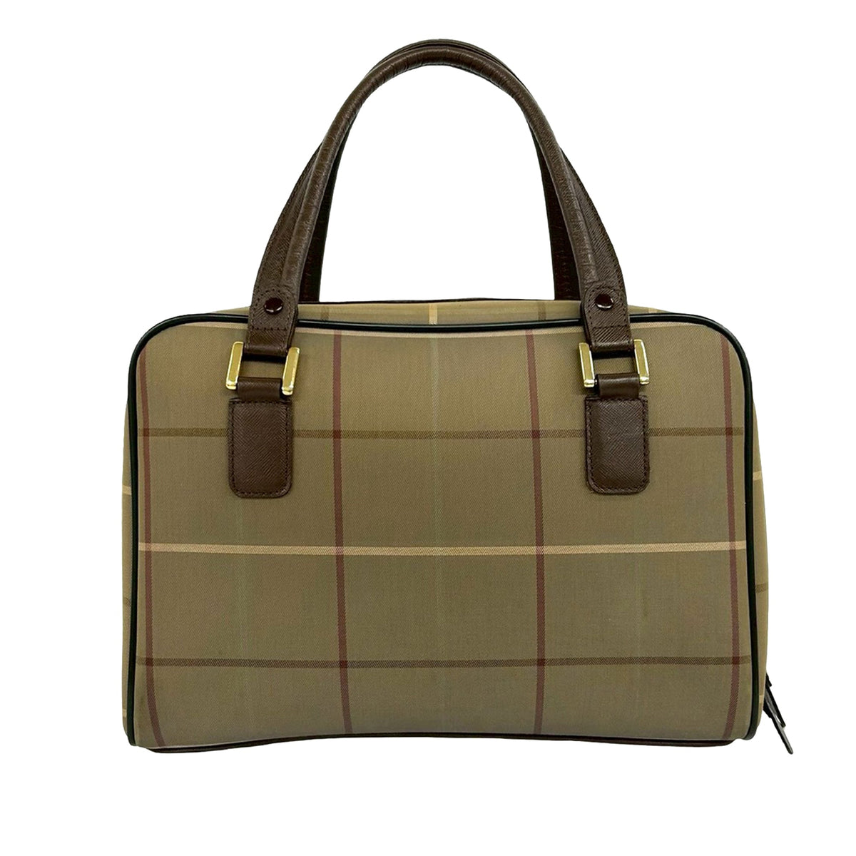 Burberry Vintage Check Canvas Handbag
