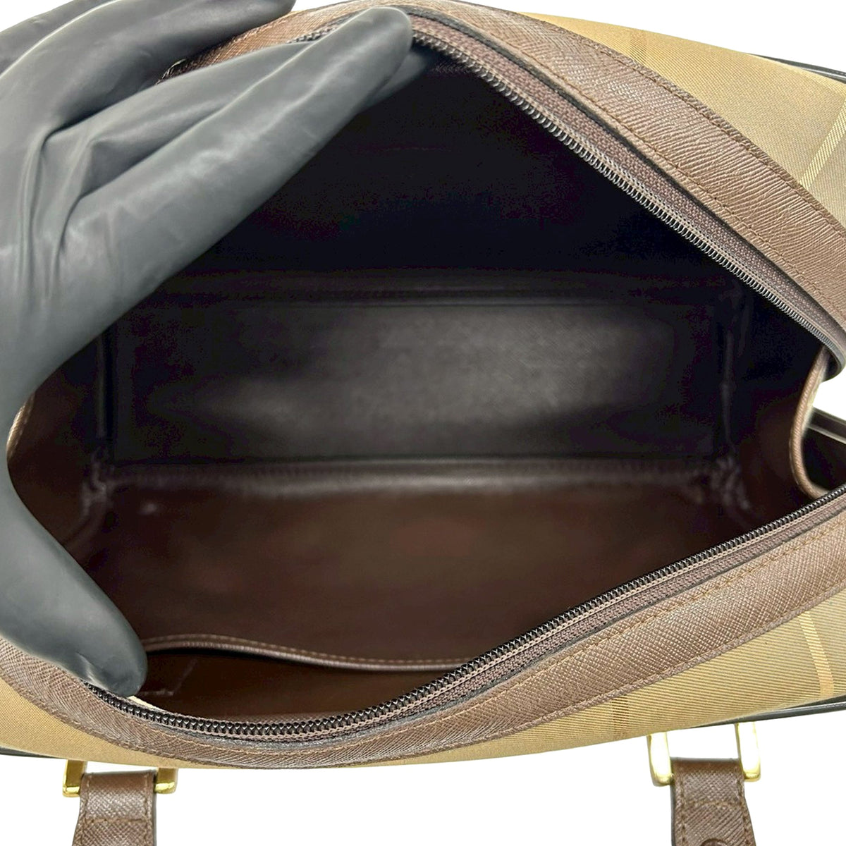 Burberry Vintage Check Canvas Handbag