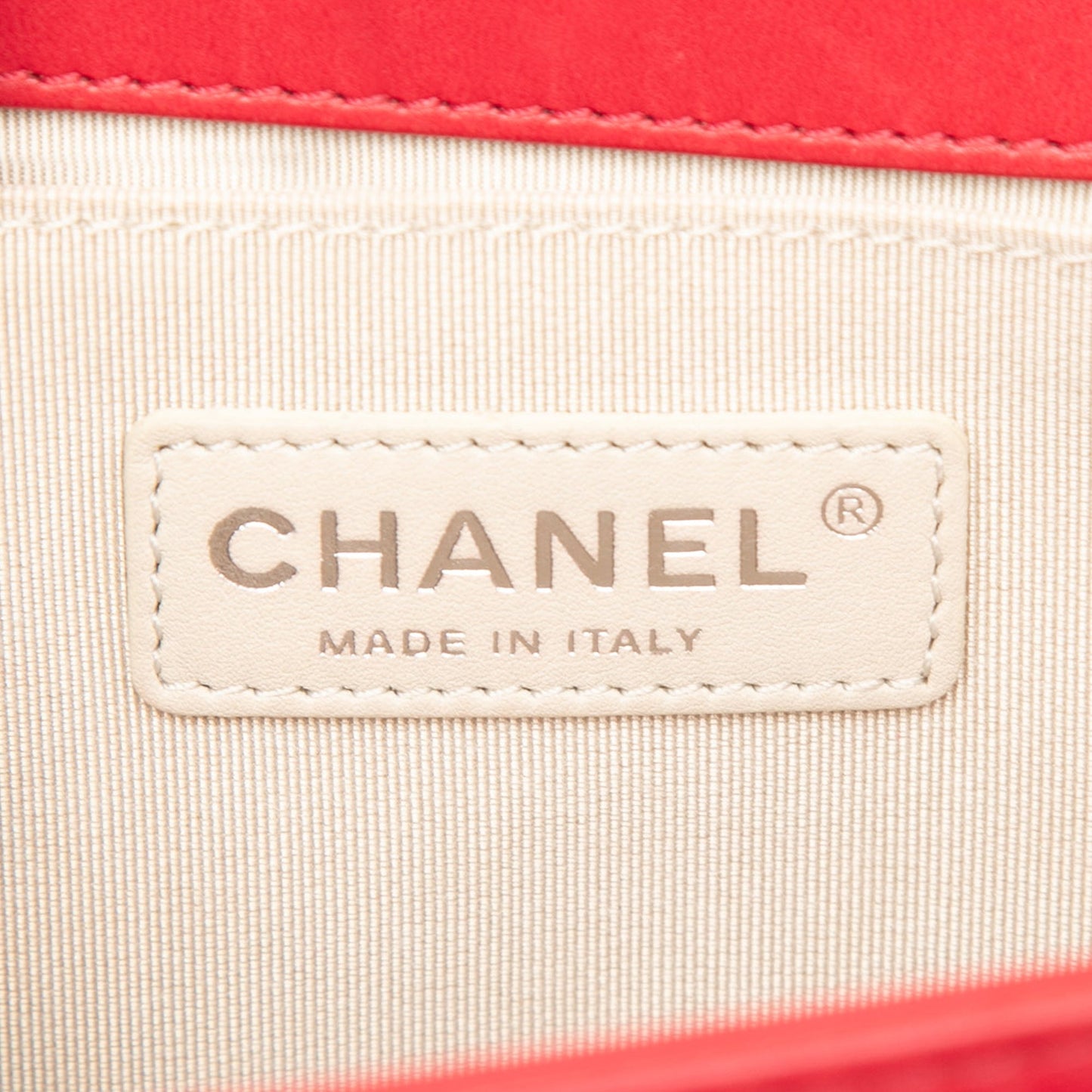 Chanel Old Medium Quilted Perforated Lambskin Boy Flap