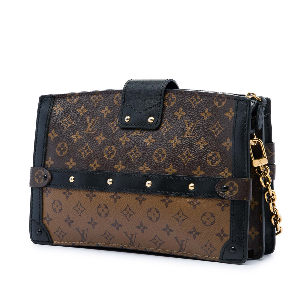 Louis Vuitton Monogram Reverse Trunk Clutch