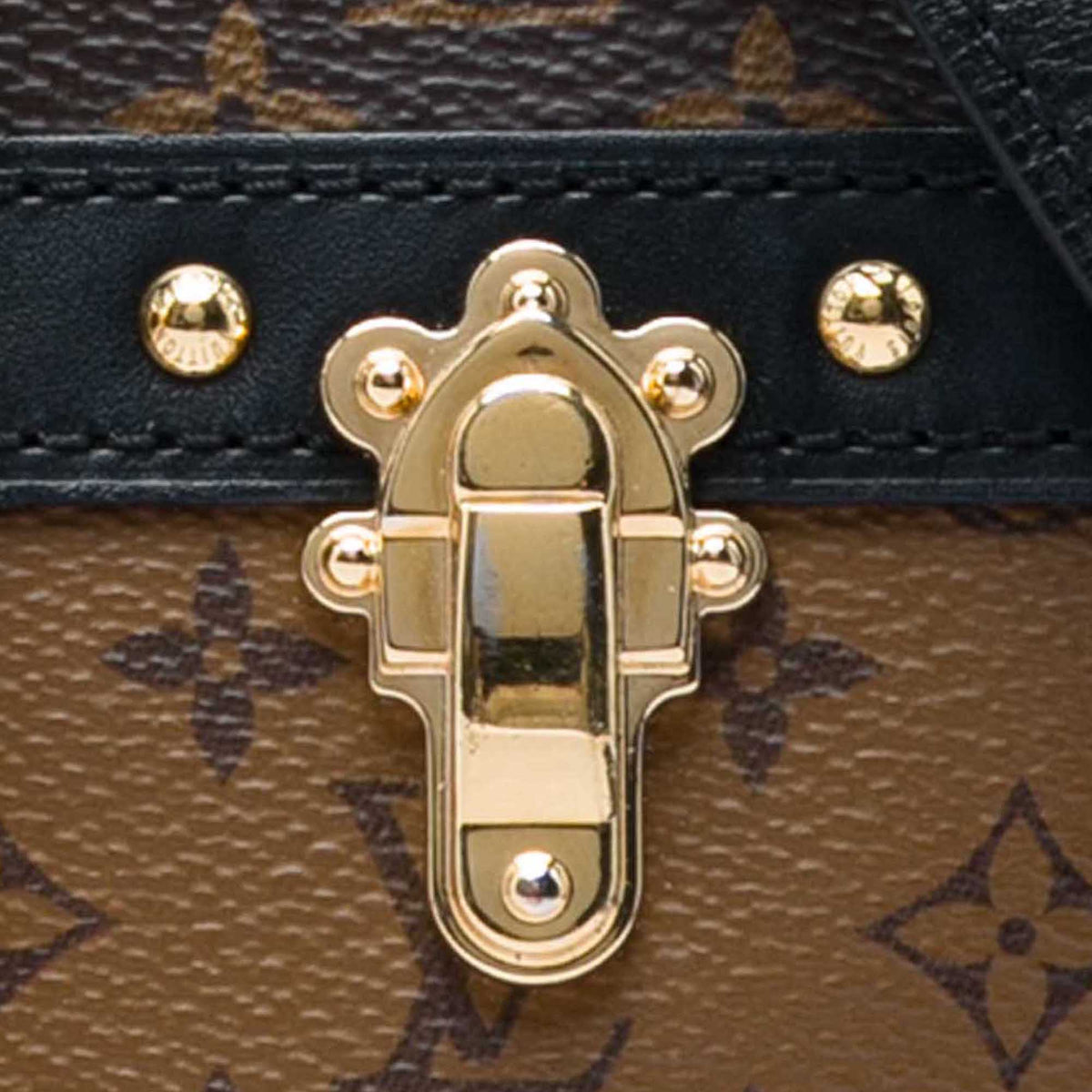 Louis Vuitton Monogram Reverse Trunk Clutch