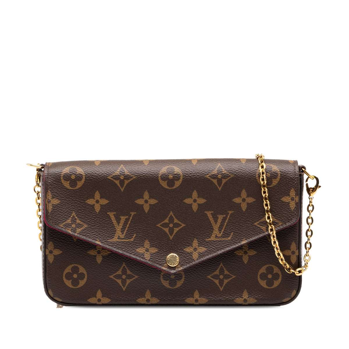 Louis Vuitton Monogram Pochette Felicie — Brown