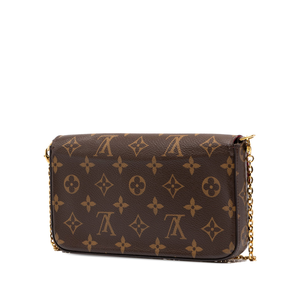 Louis Vuitton Monogram Pochette Felicie — Brown