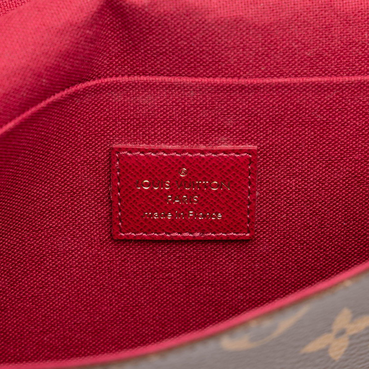 Louis Vuitton Monogram Pochette Felicie — Brown