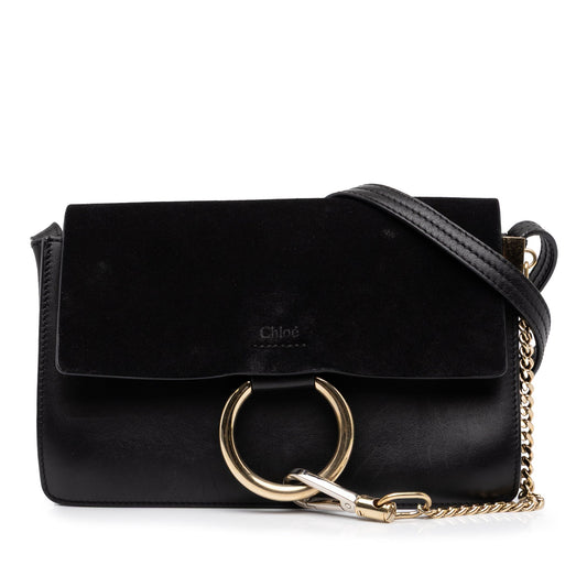 Chloé Small Suede and Calfskin Faye Crossbody