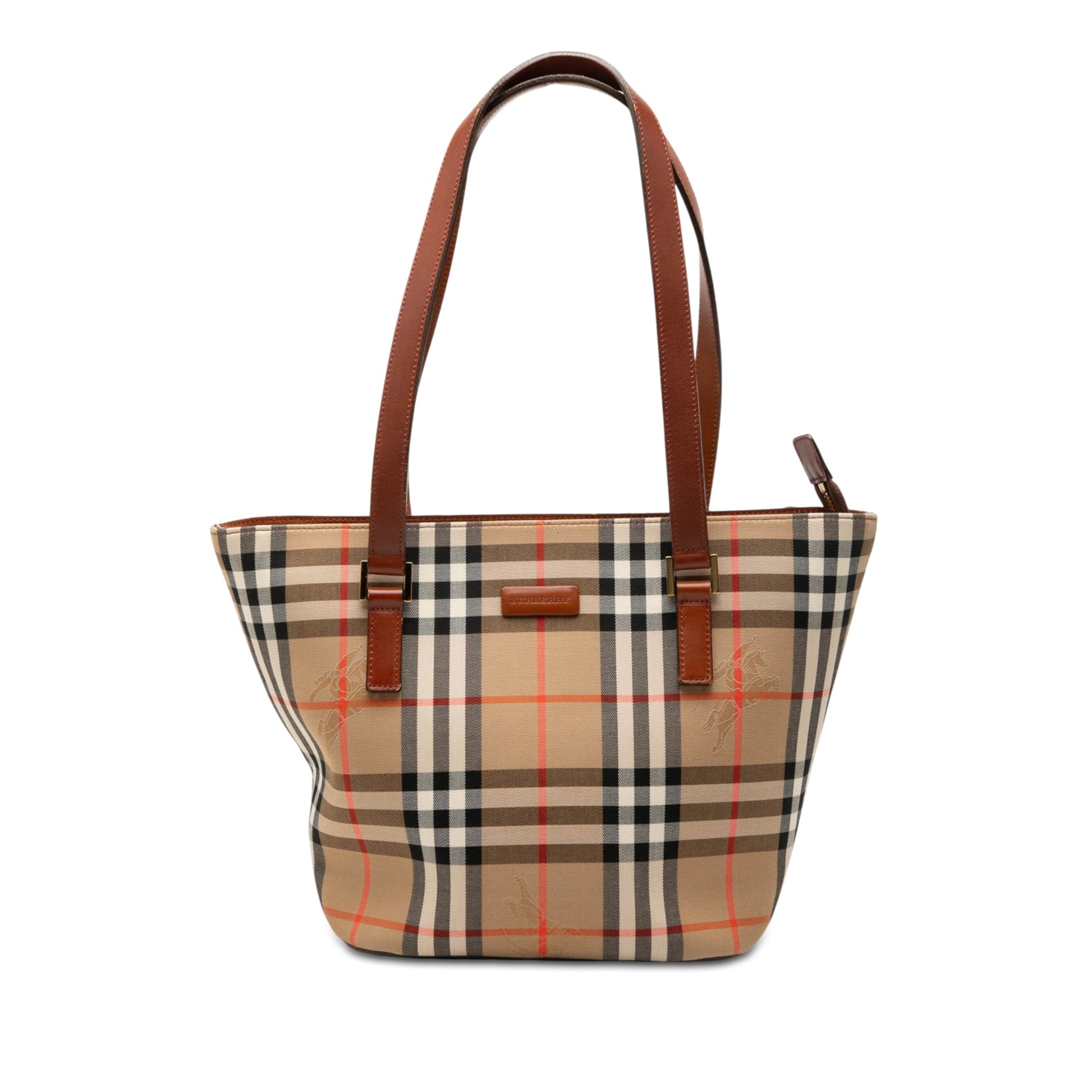 Burberry Haymarket Check Canvas Tote