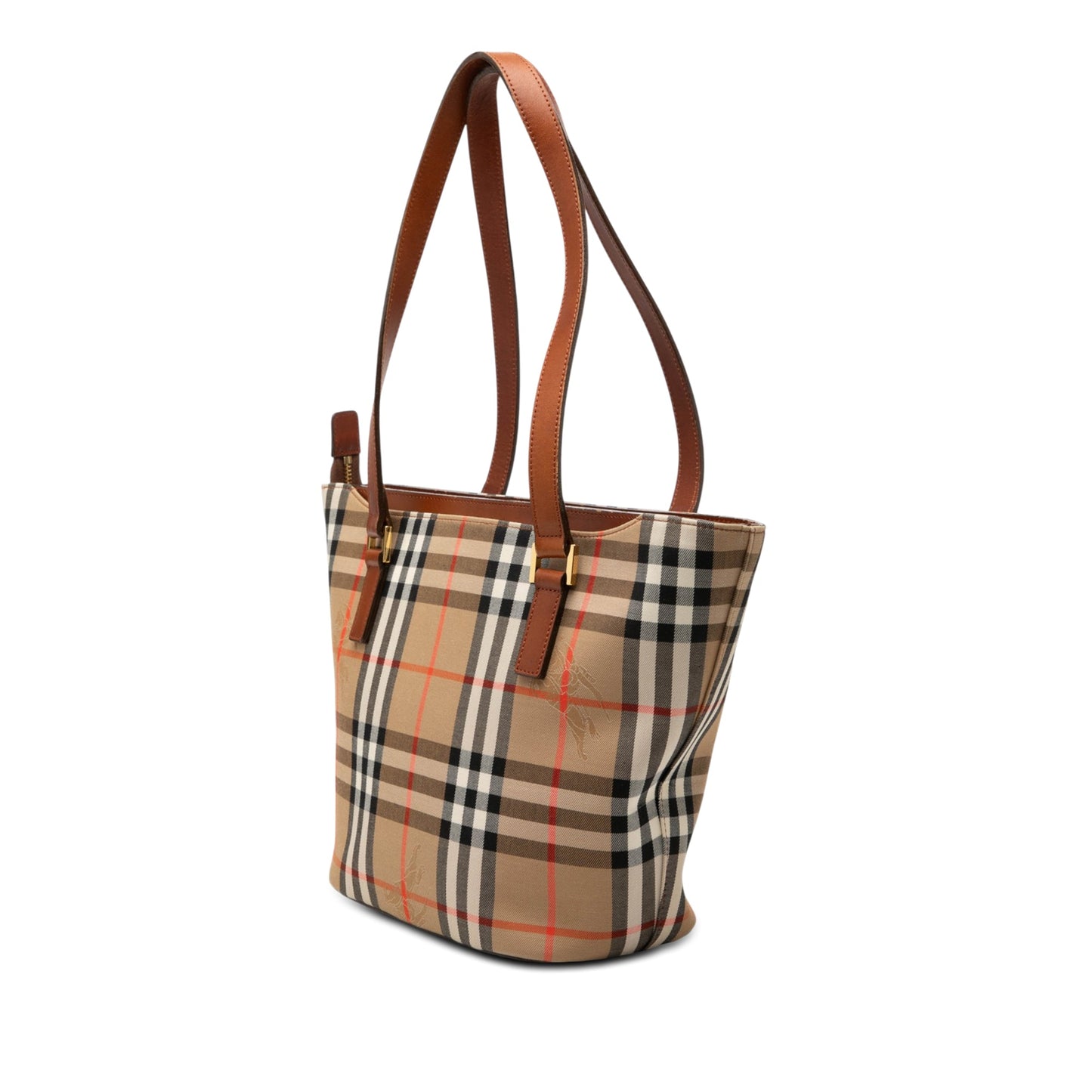 Burberry Haymarket Check Canvas Tote