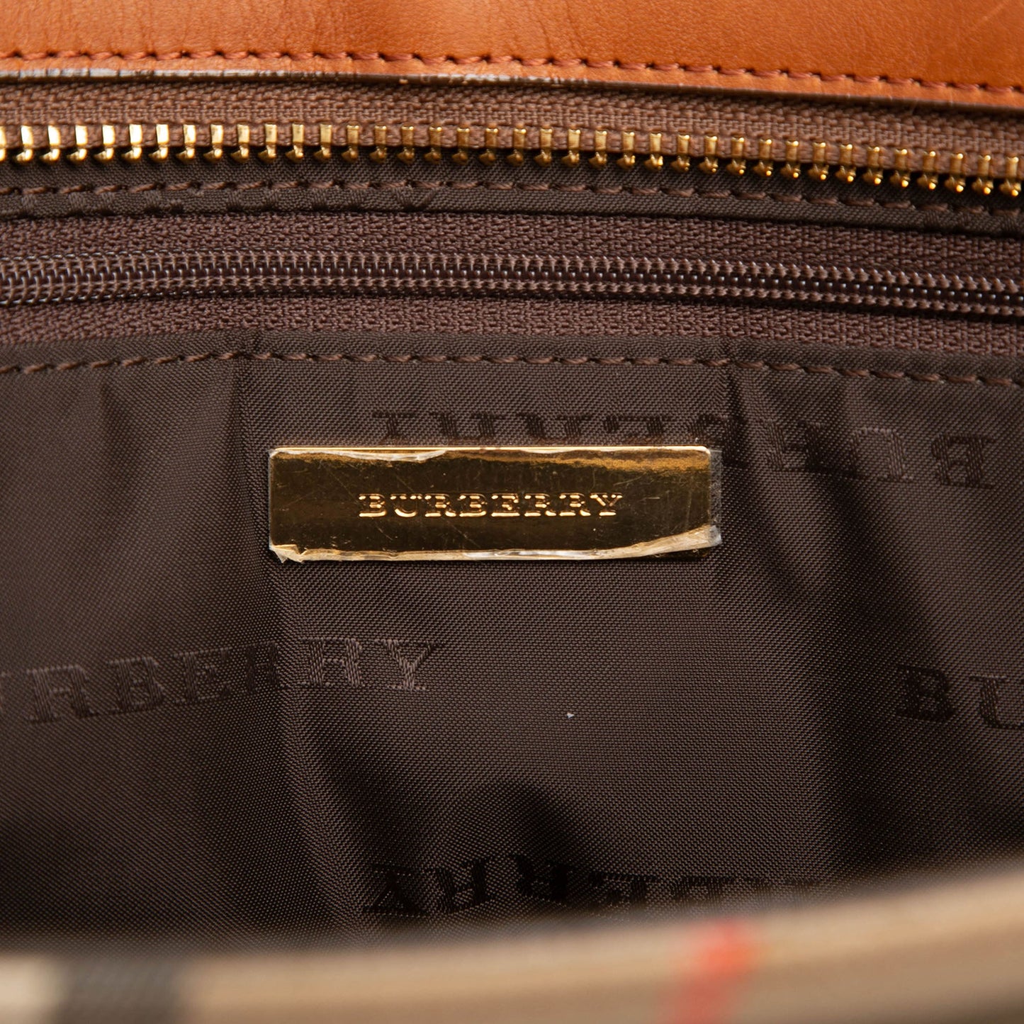 Burberry Haymarket Check Canvas Tote