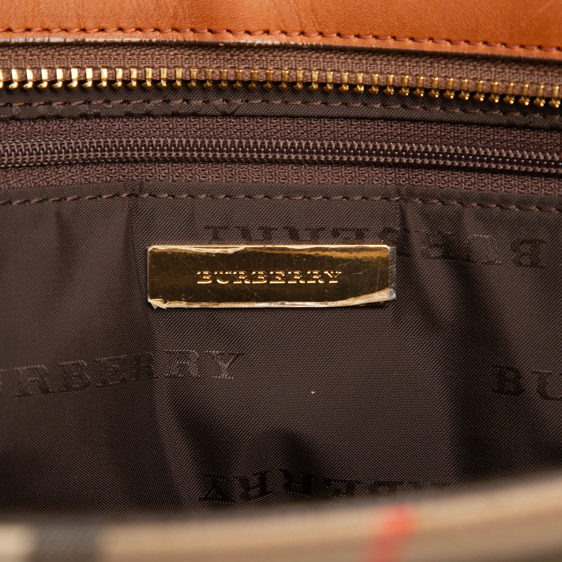 Burberry Haymarket Check Canvas Tote