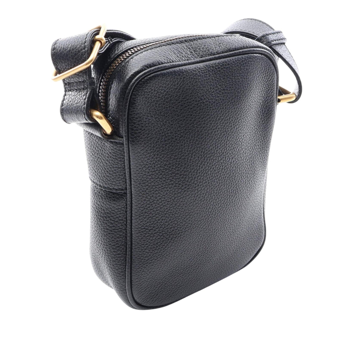 Gucci Mini Grained Calfskin Logo Crossbody
