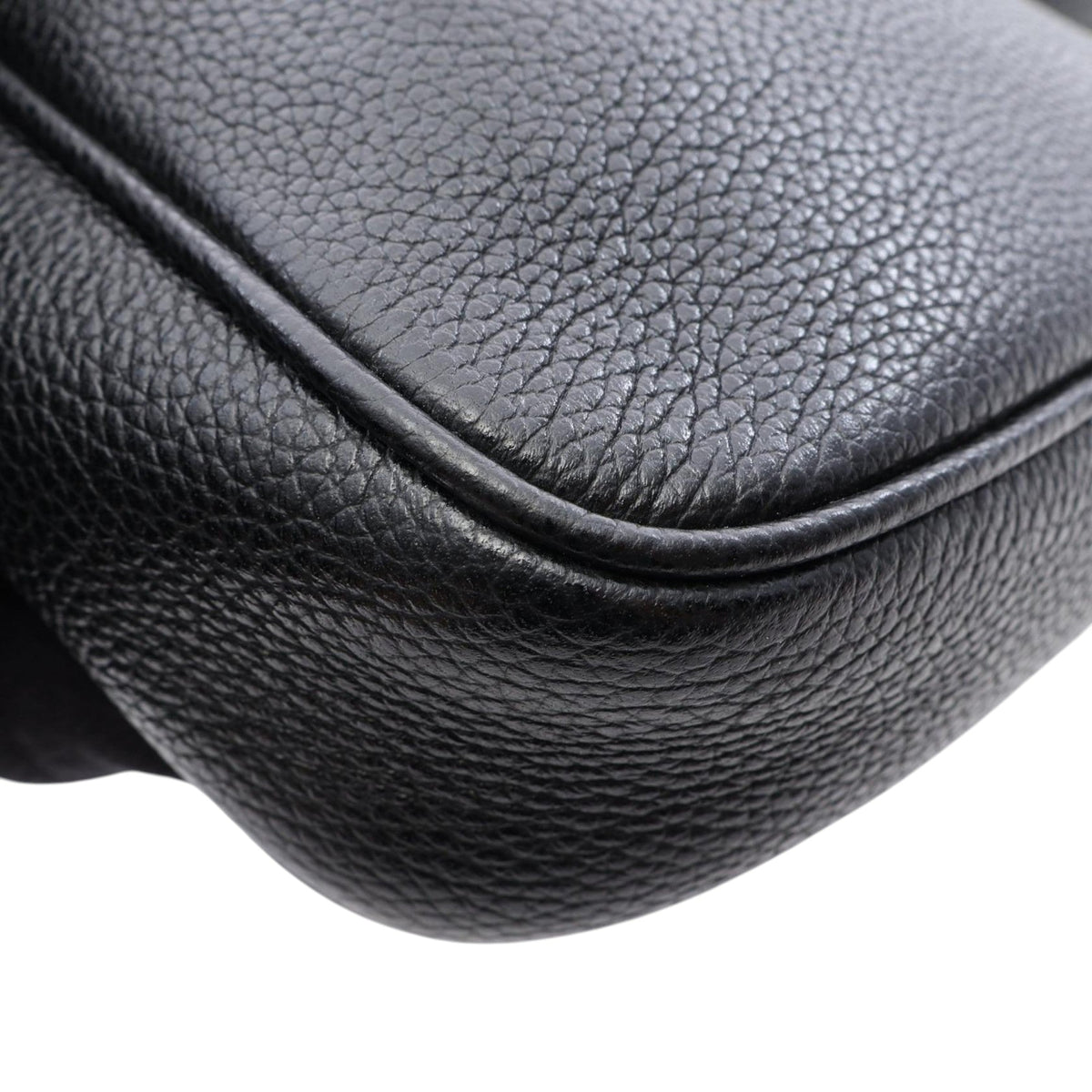 Gucci Mini Grained Calfskin Logo Crossbody