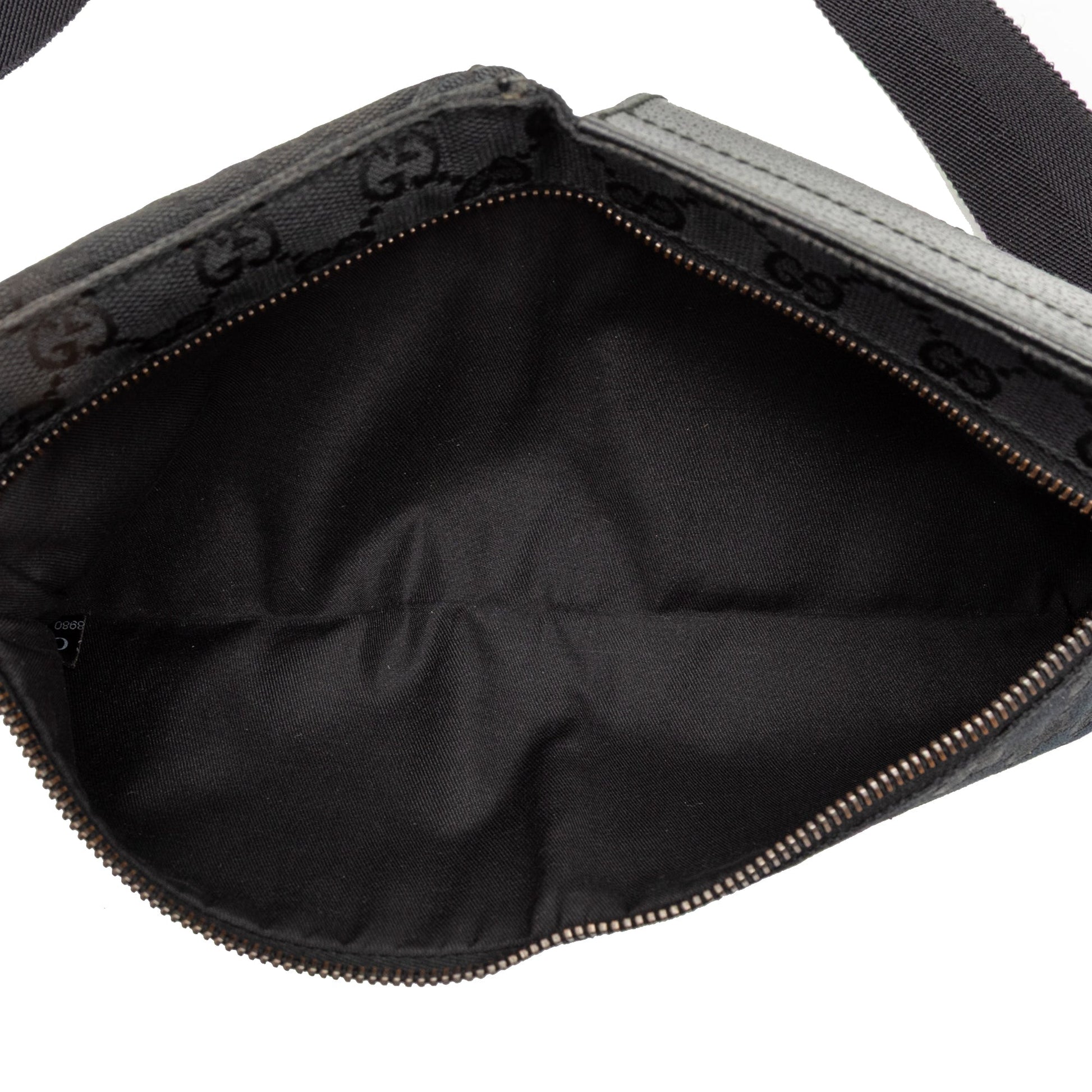 Gucci GG Canvas Double Pocket Belt Bag