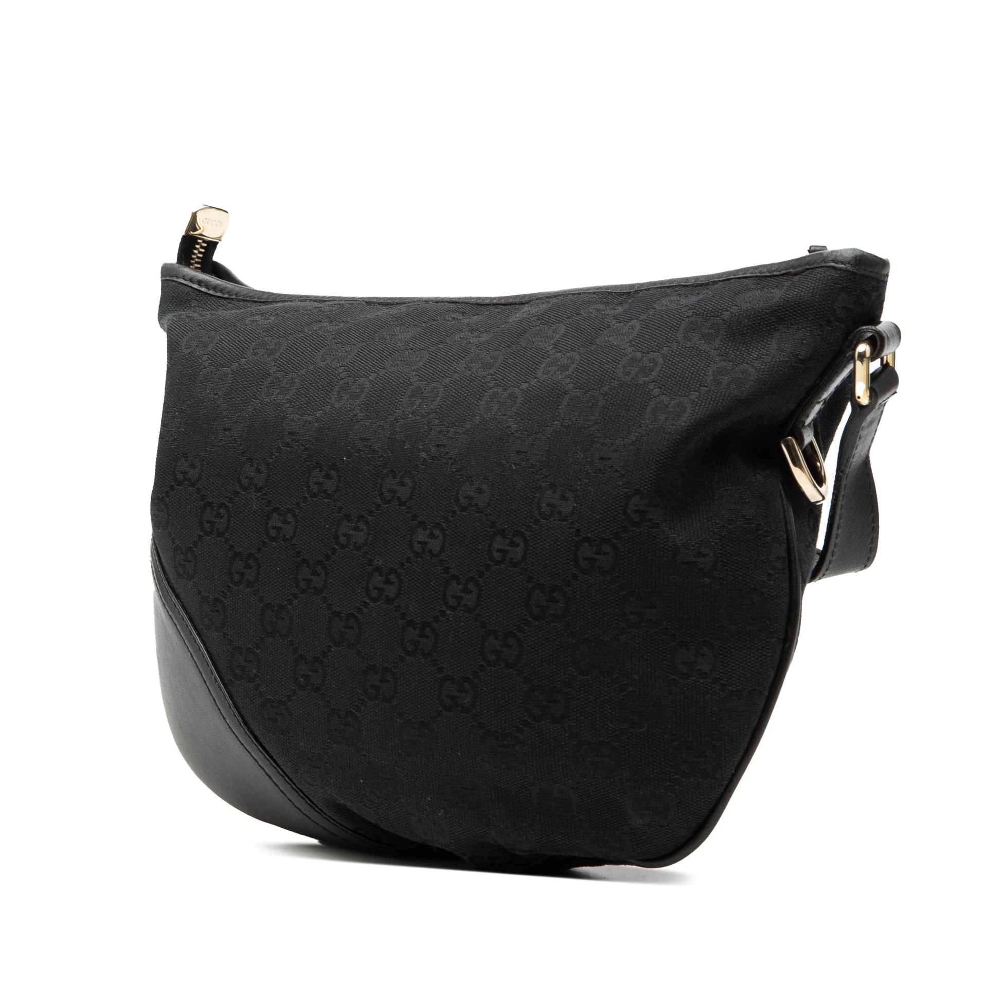 Gucci Medium GG Canvas New Britt Half Moon Crossbody