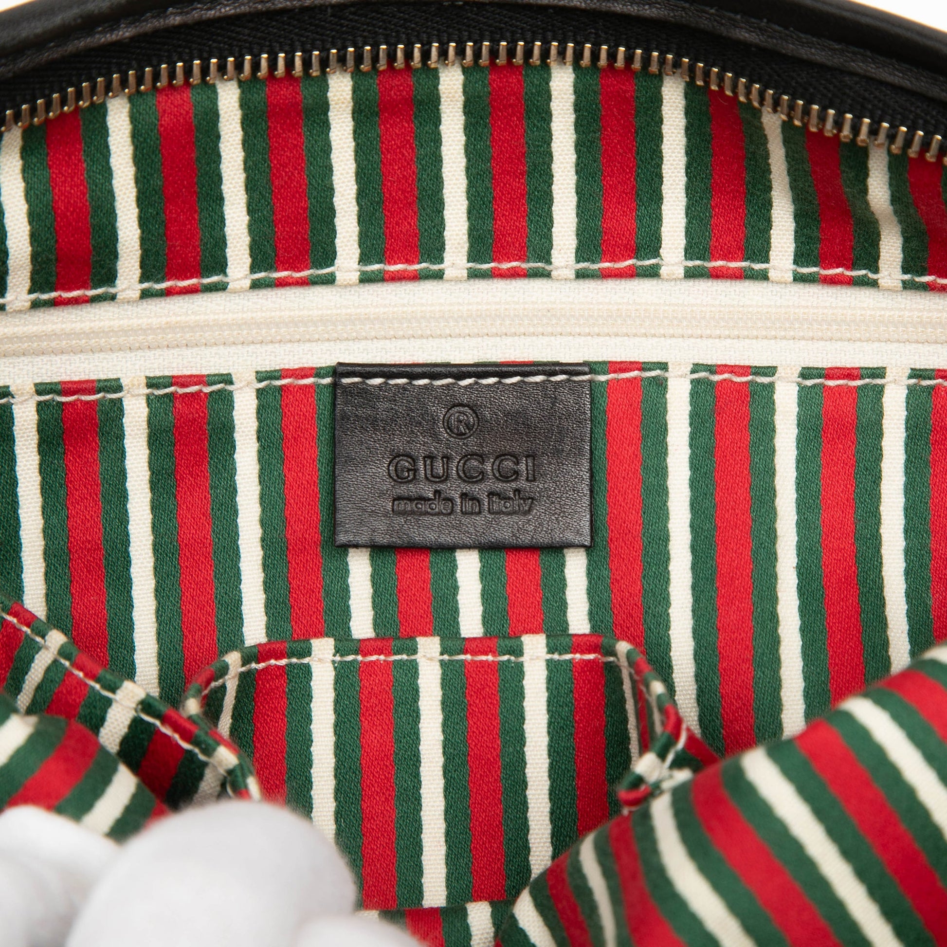Gucci Medium GG Canvas New Britt Half Moon Crossbody
