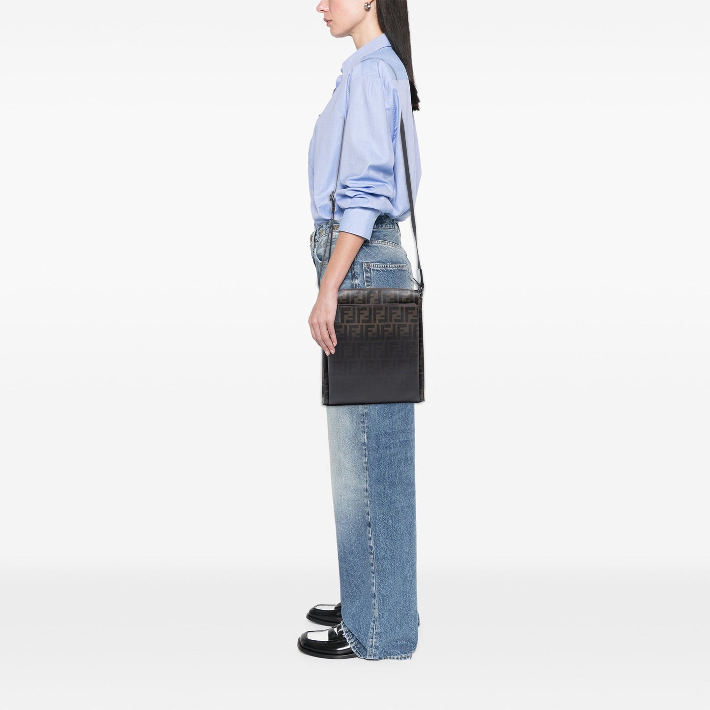 Fendi Zucca Spalmati Ombre Crossbody