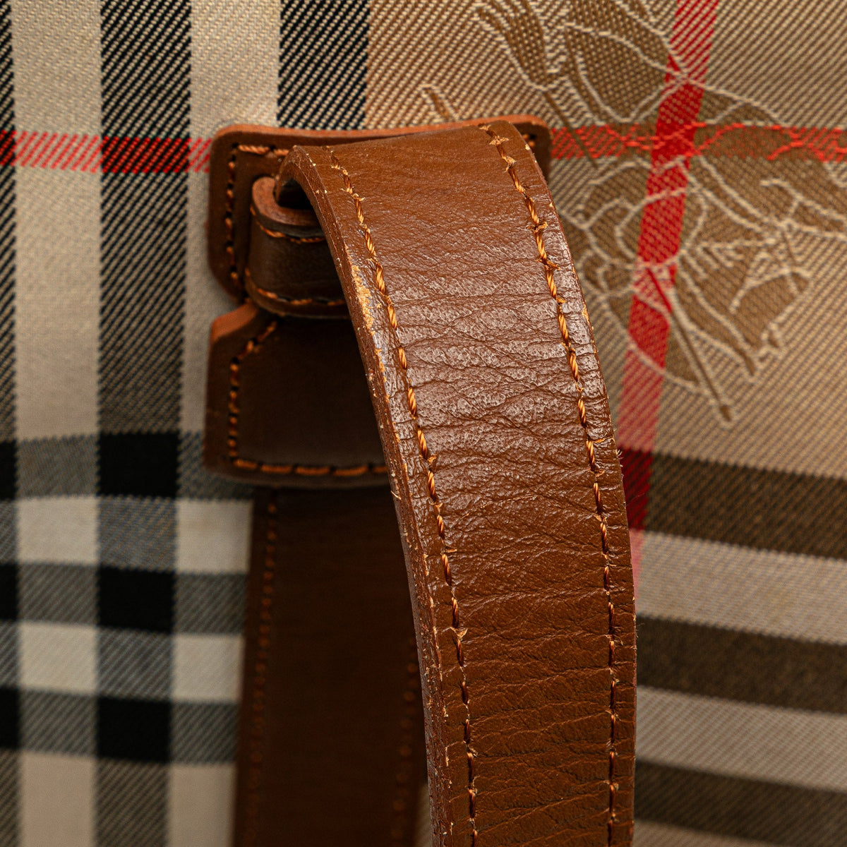 Burberry Haymarket Check Canvas Tote