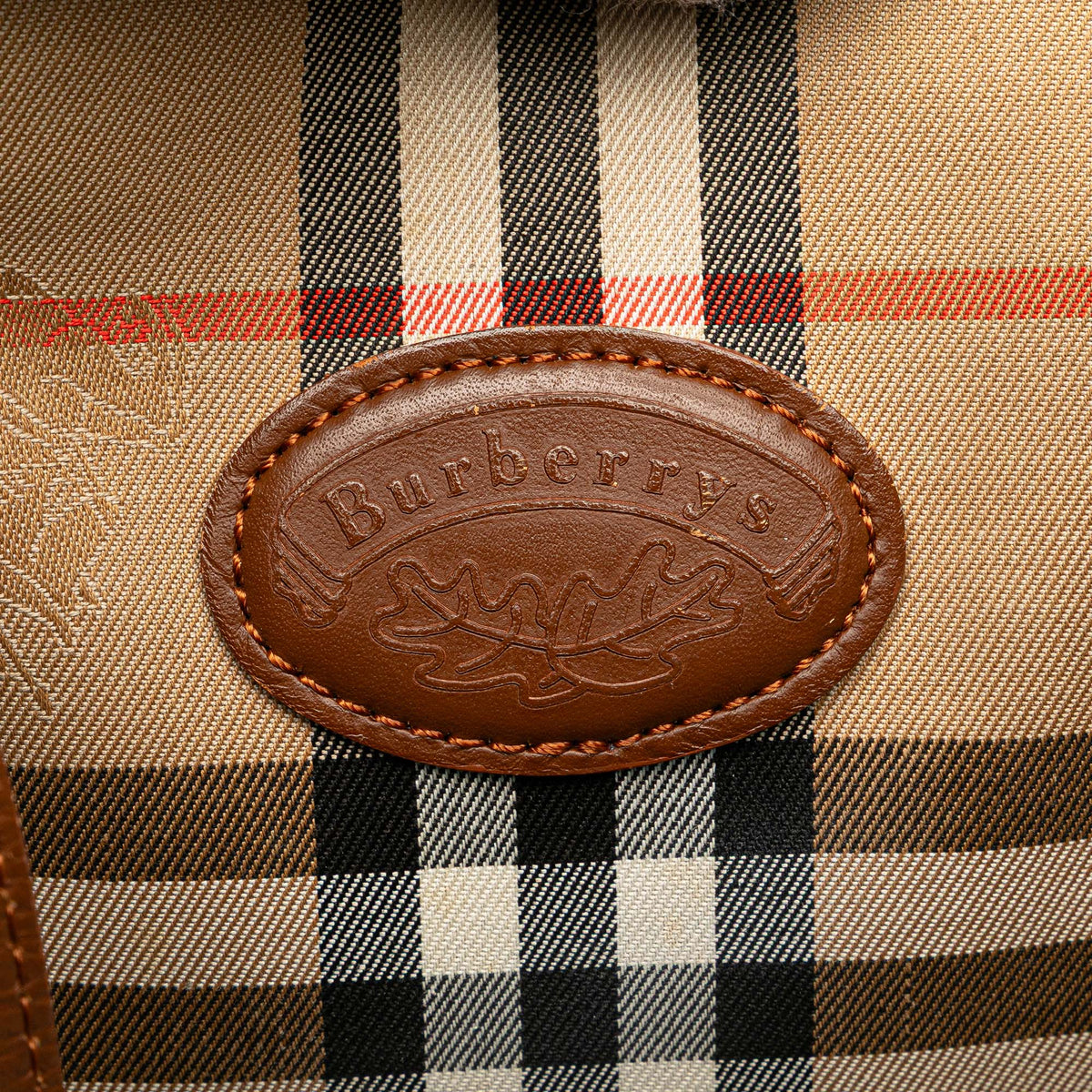 Burberry Haymarket Check Canvas Tote