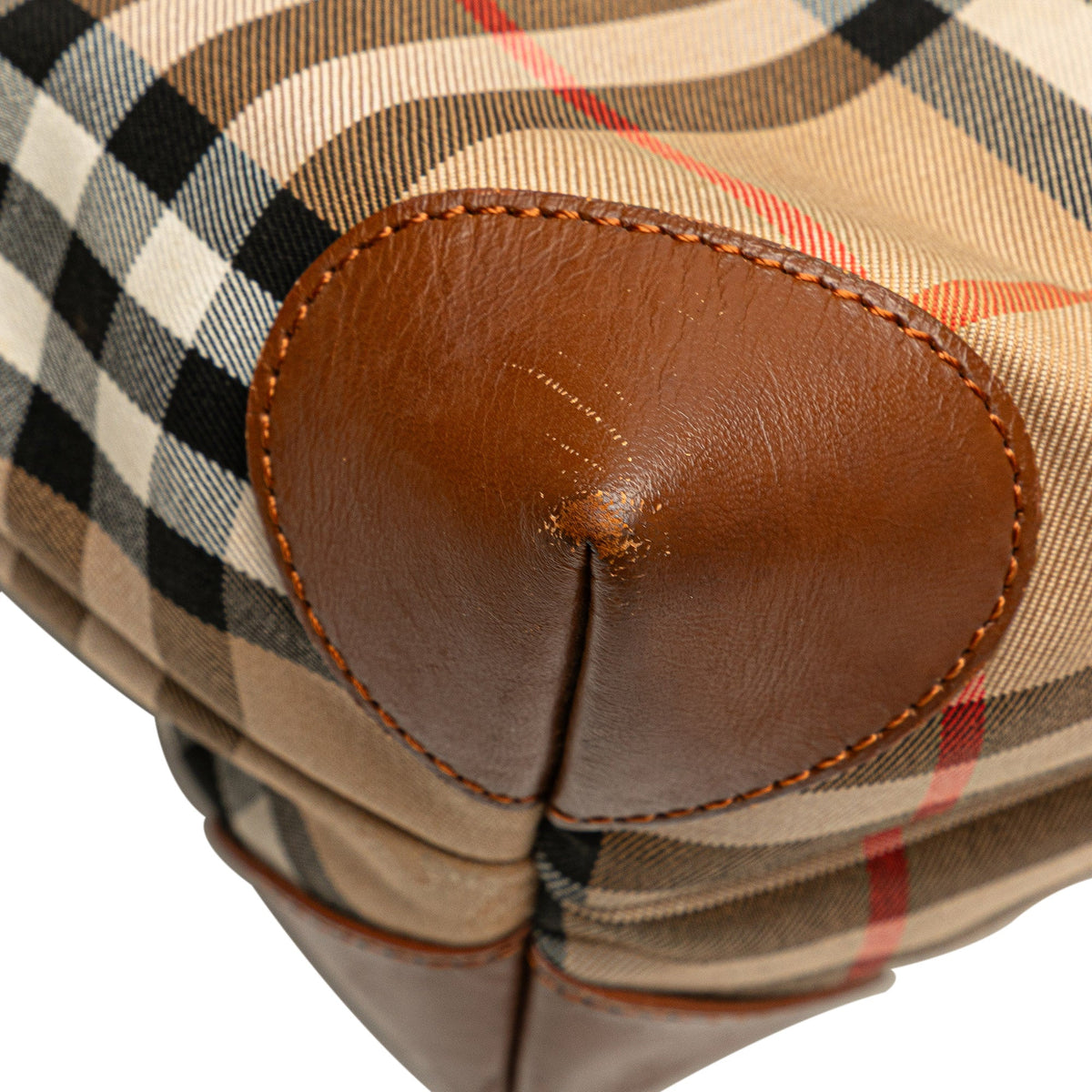 Burberry Haymarket Check Canvas Tote