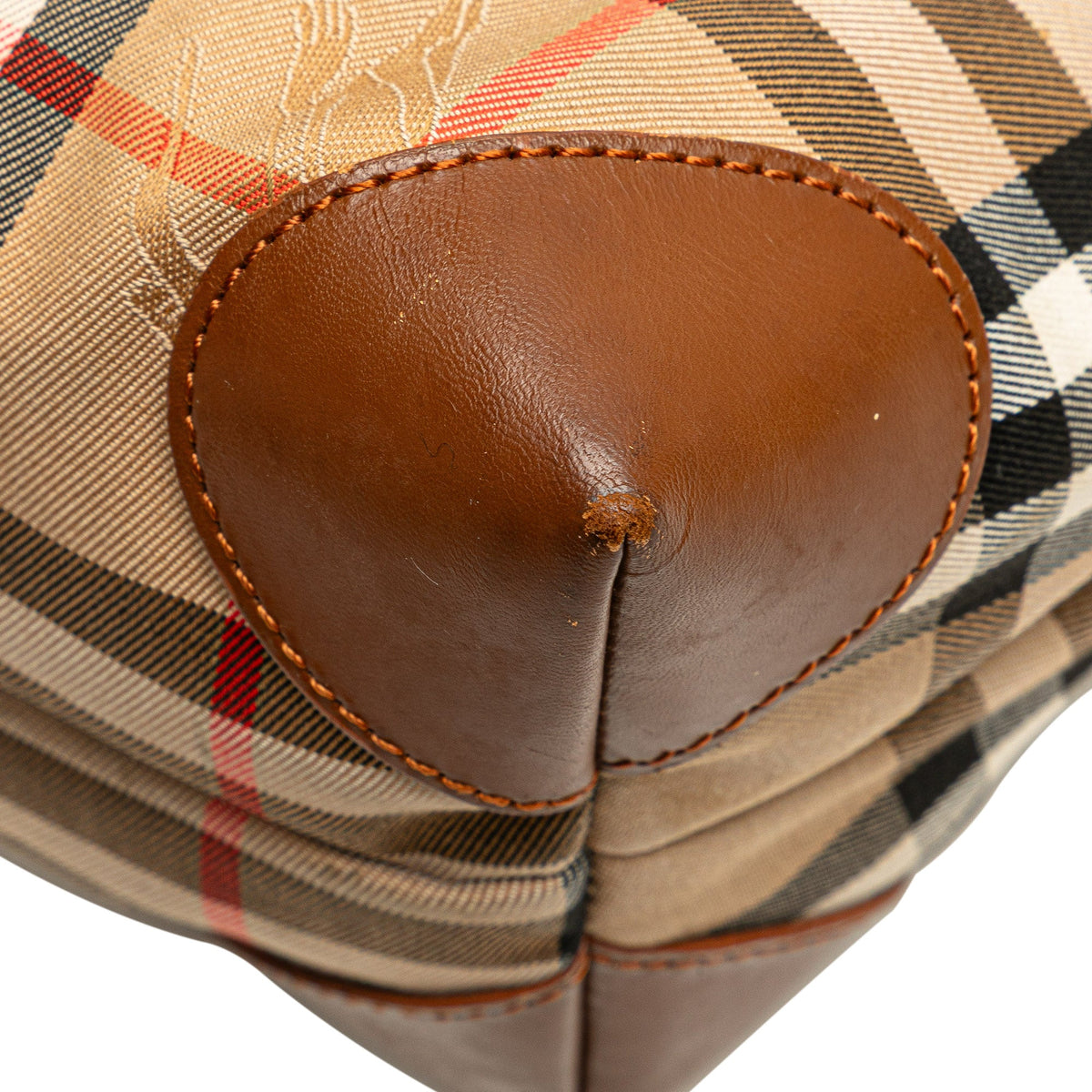 Burberry Haymarket Check Canvas Tote