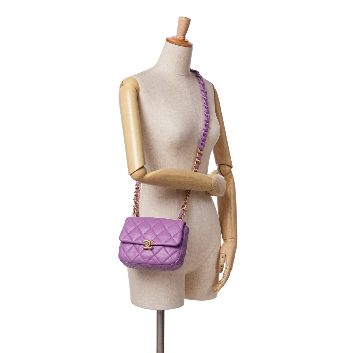 Chanel Mini Quilted Lambskin Candy Chain Flap