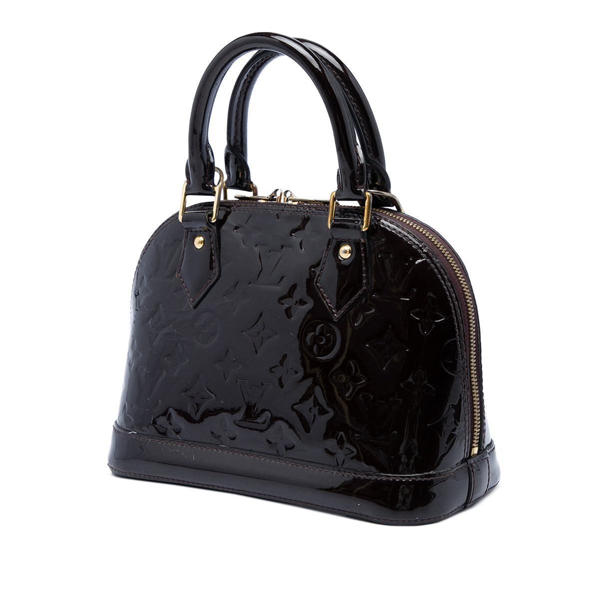 Louis Vuitton Monogram Vernis Alma BB — Purple