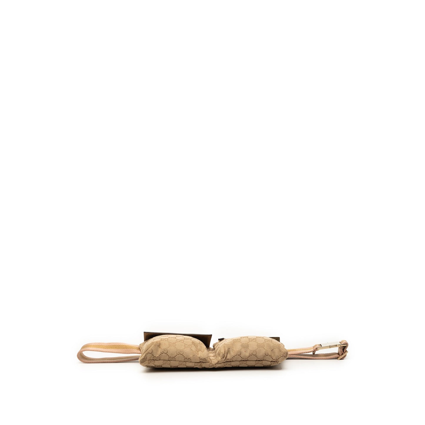 GG Canvas Web Double Pocket Belt Bag