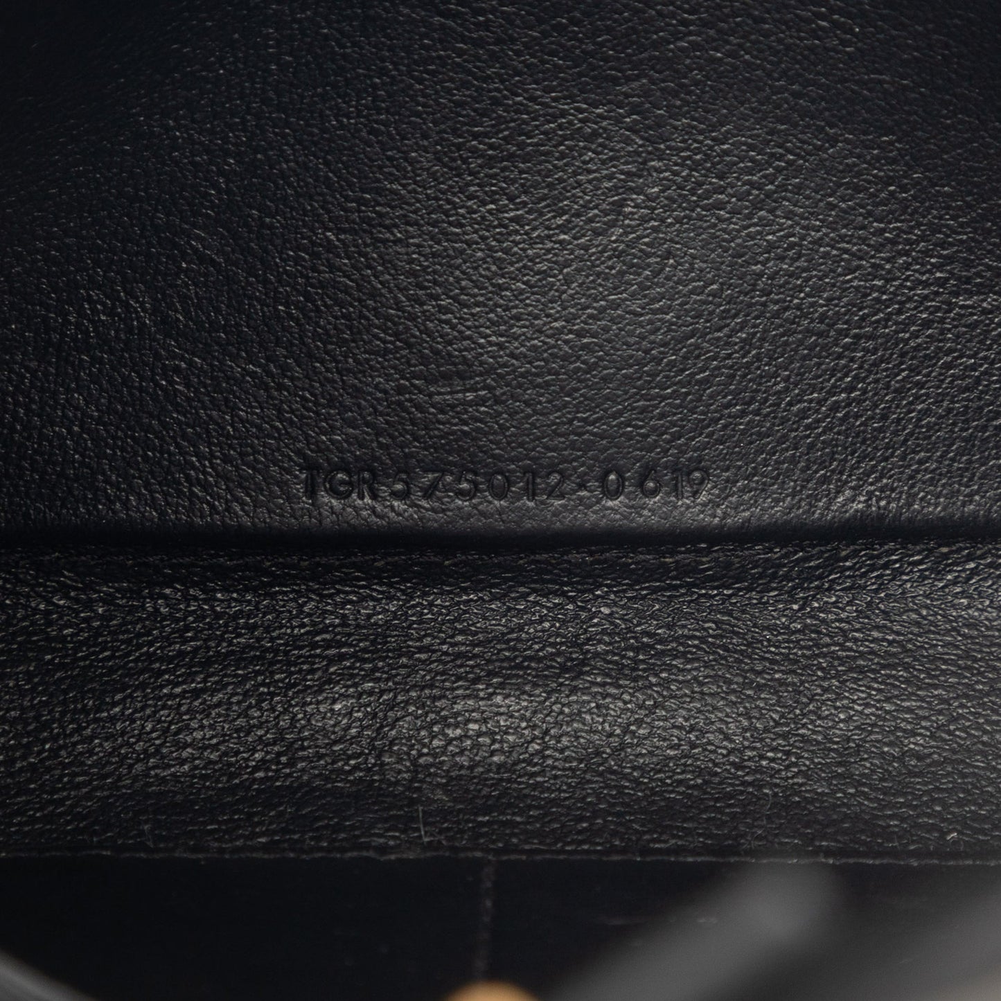 Saint Laurent Leather Monogram Sulpice Wallet on Chain
