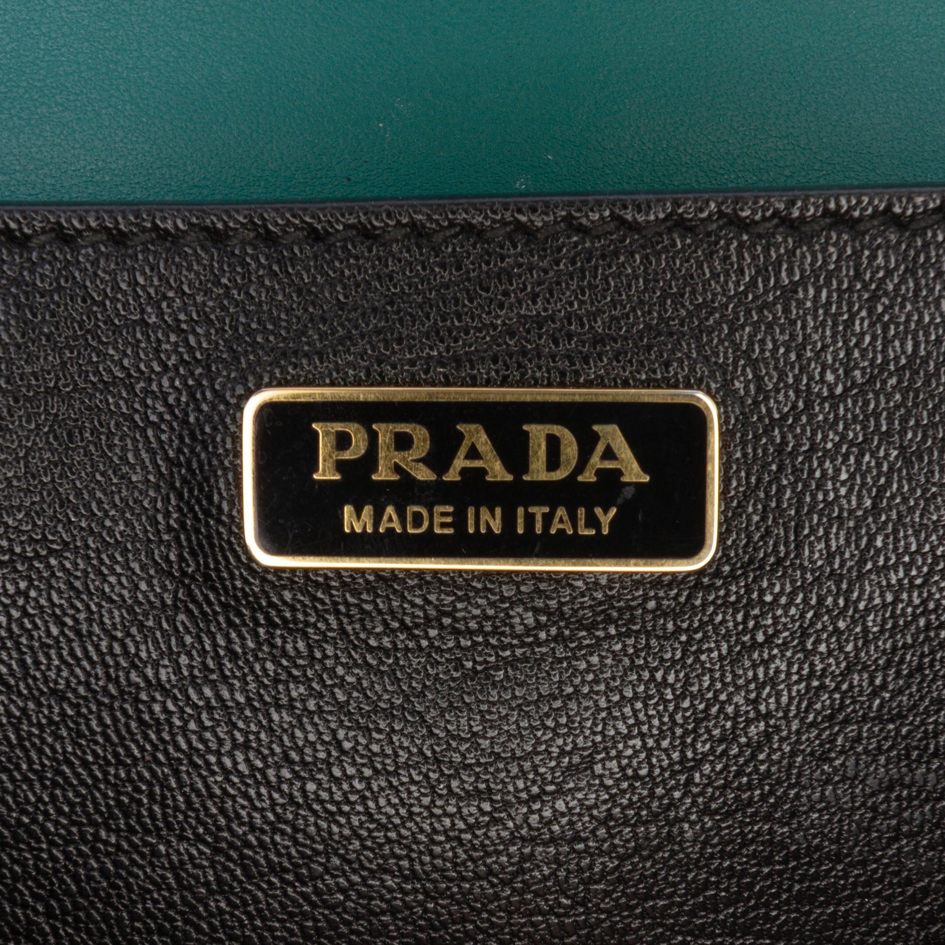 Prada Saffiano Trimmed City Calf Crystal Cahier Crossbody