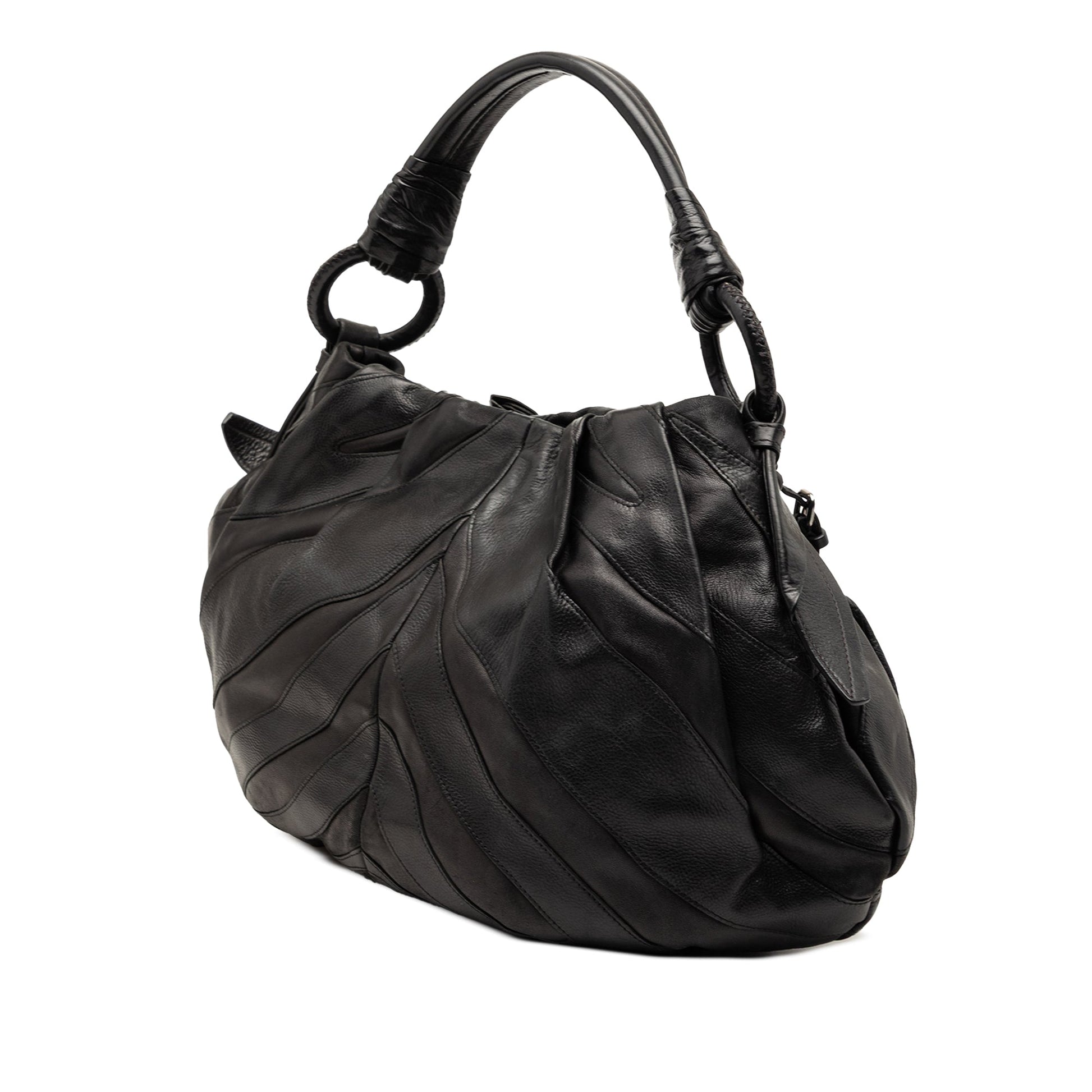 Prada Nappa Mordore Ruffle Hobo