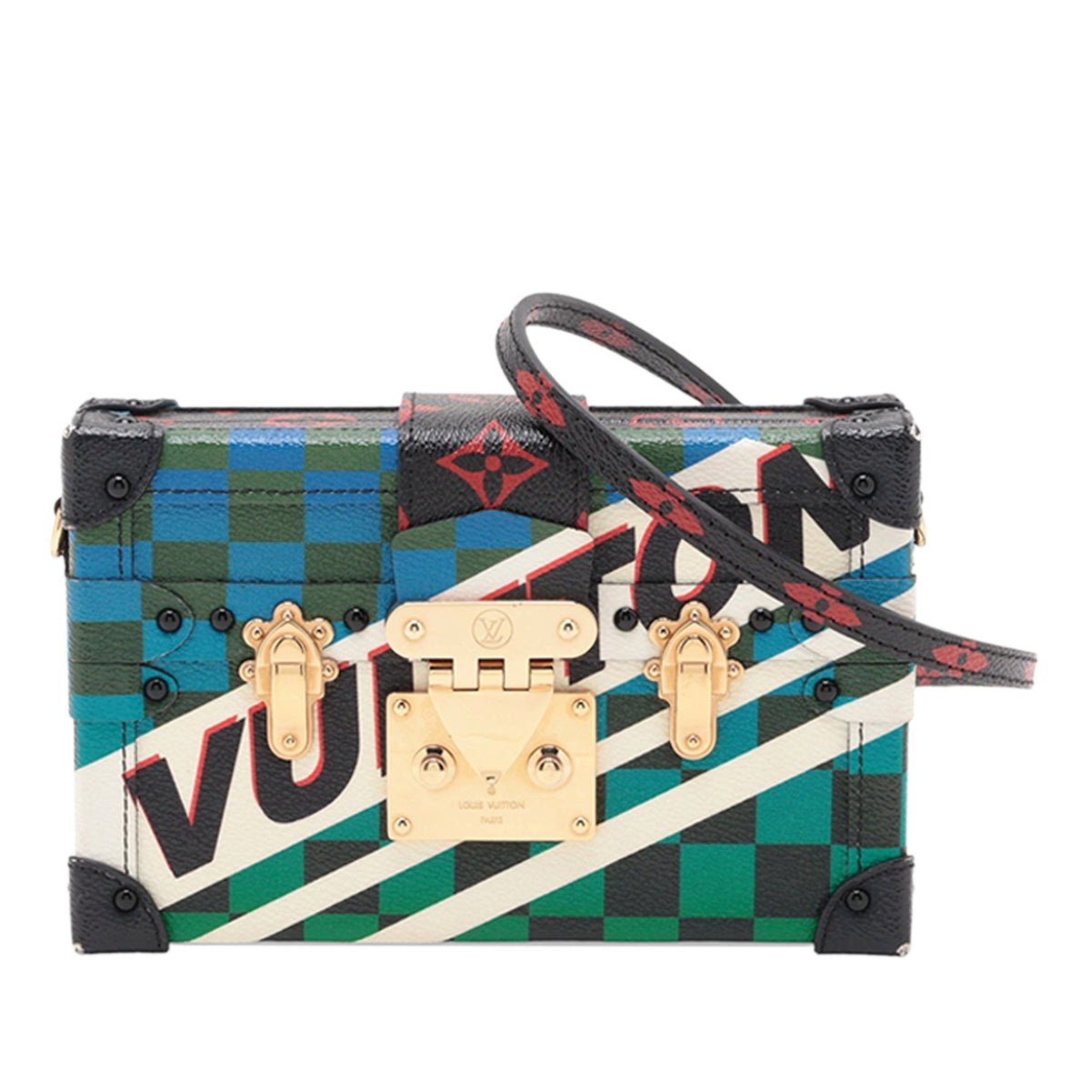 Louis Vuitton Lace Line Petite Malle — Black