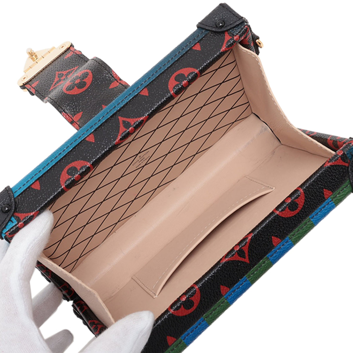 Louis Vuitton Lace Line Petite Malle — Black