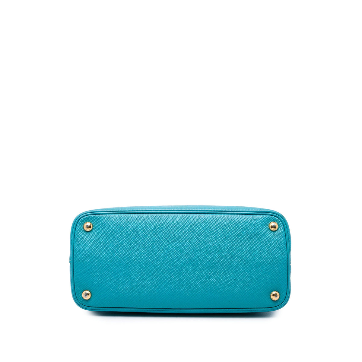 Prada Medium Saffiano Cuir Double Satchel — Blue