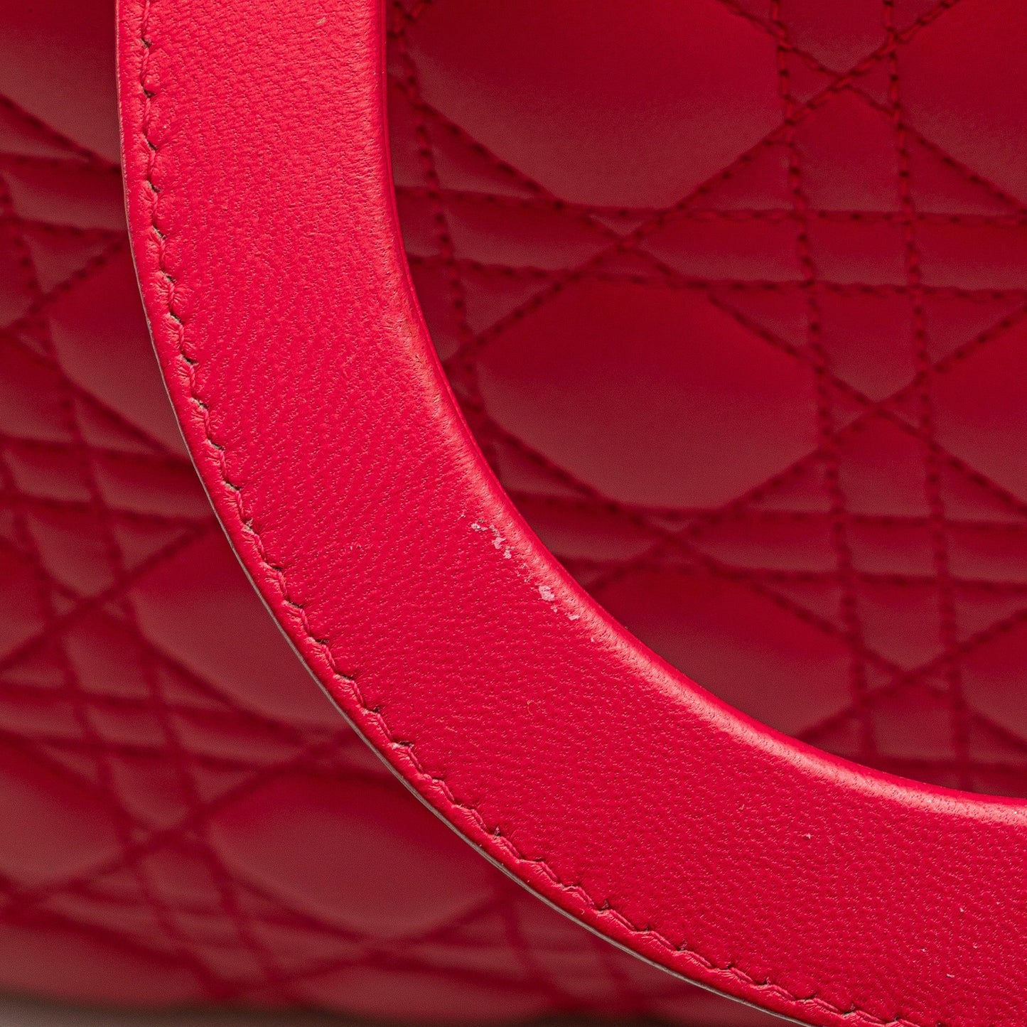 Dior Large Lambskin Cannage Lady Dior