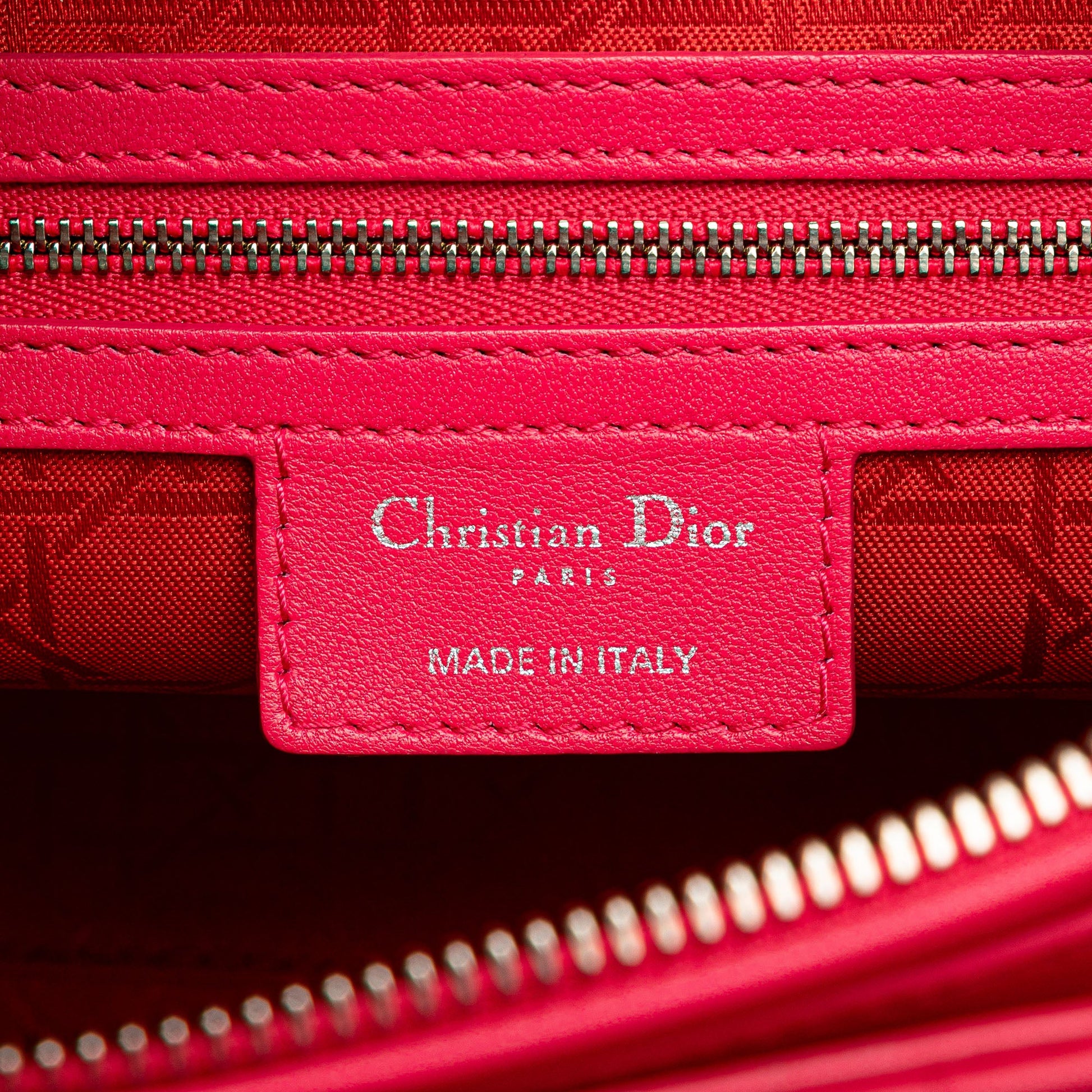 Dior Large Lambskin Cannage Lady Dior