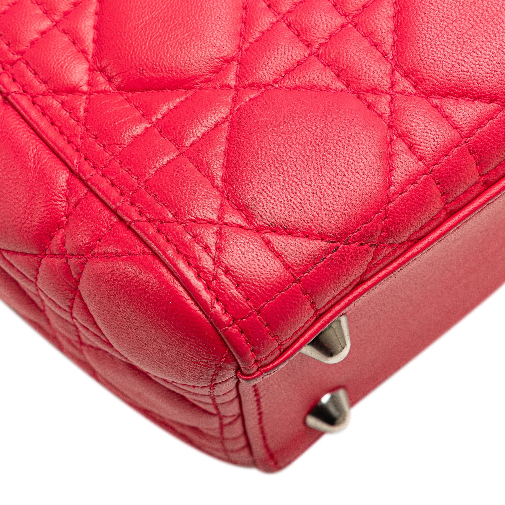 Dior Large Lambskin Cannage Lady Dior